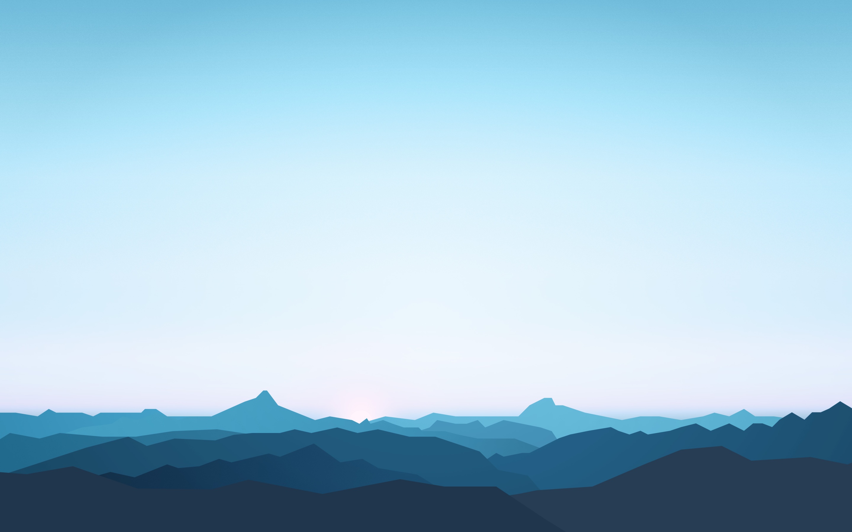 Mountain Peaks Minimal Wallpapers