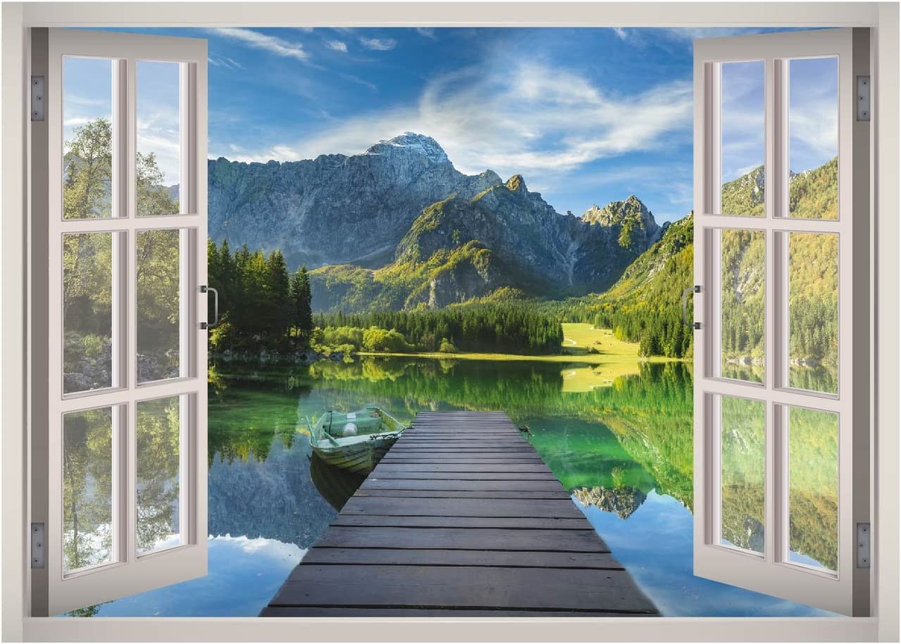 Mountain Reflection On Lake Side Wallpapers