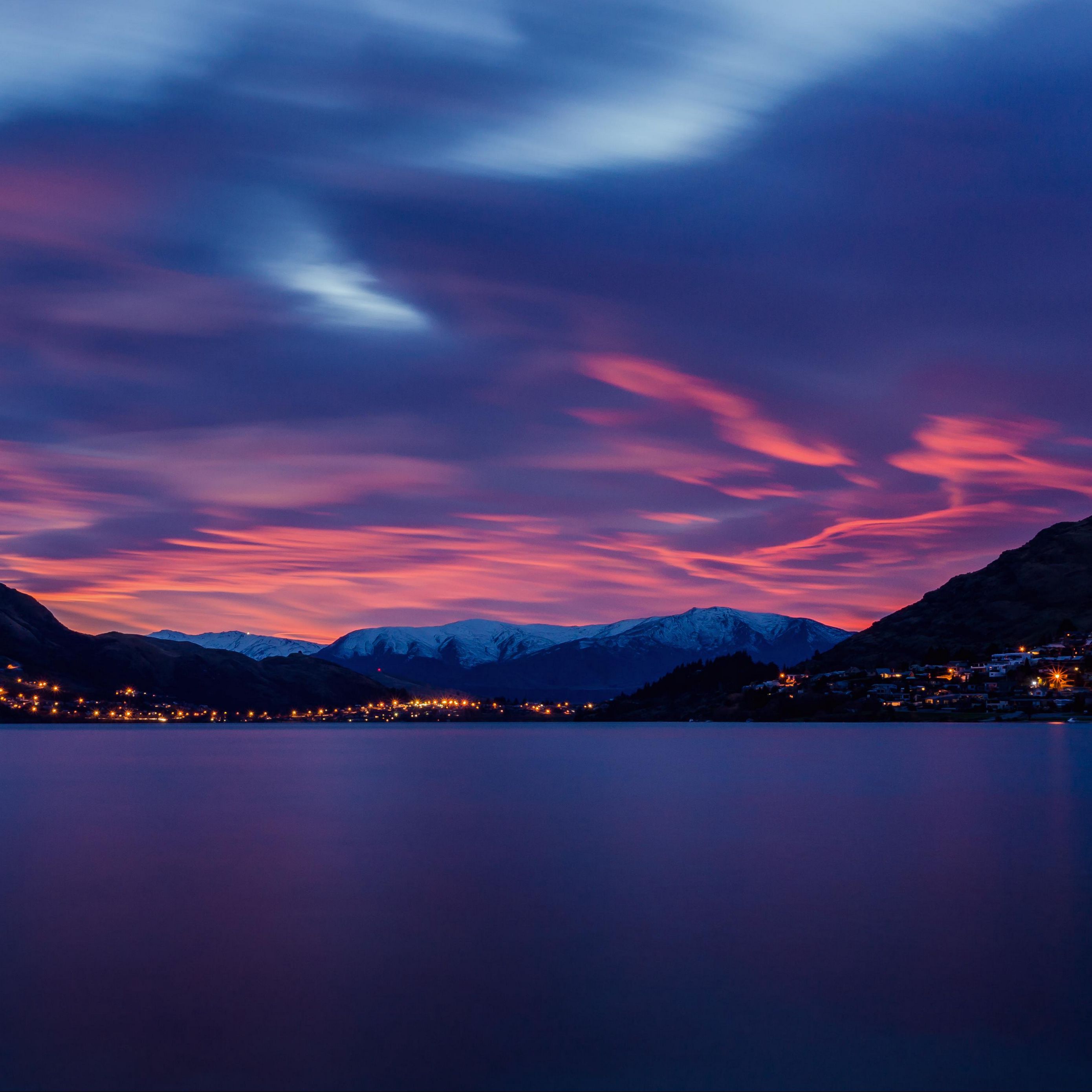 Mountain Reflection Over Lake In Dawn Wallpapers