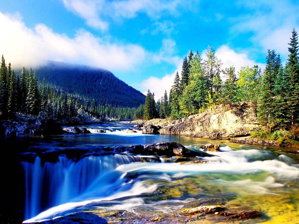 Mountain River Wallpapers