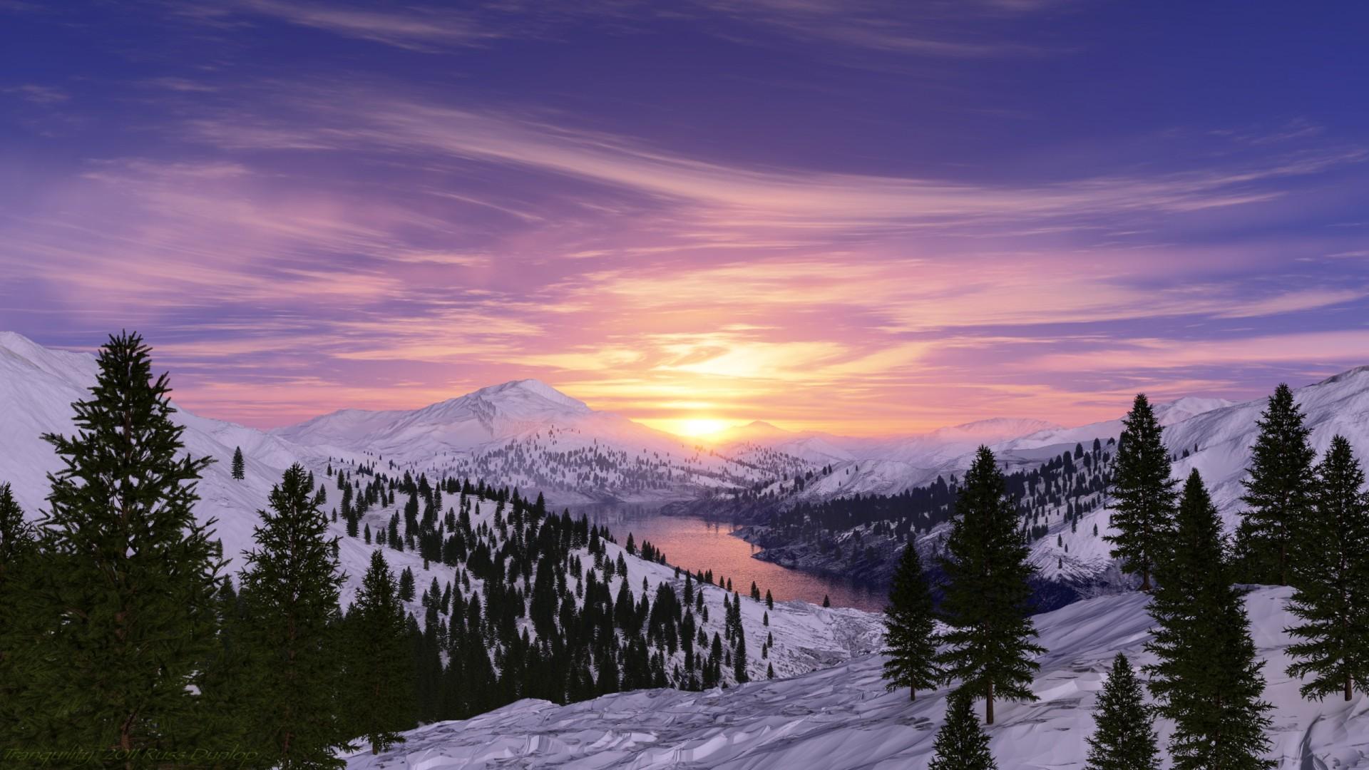 Mountain Top Sunrise Wallpapers