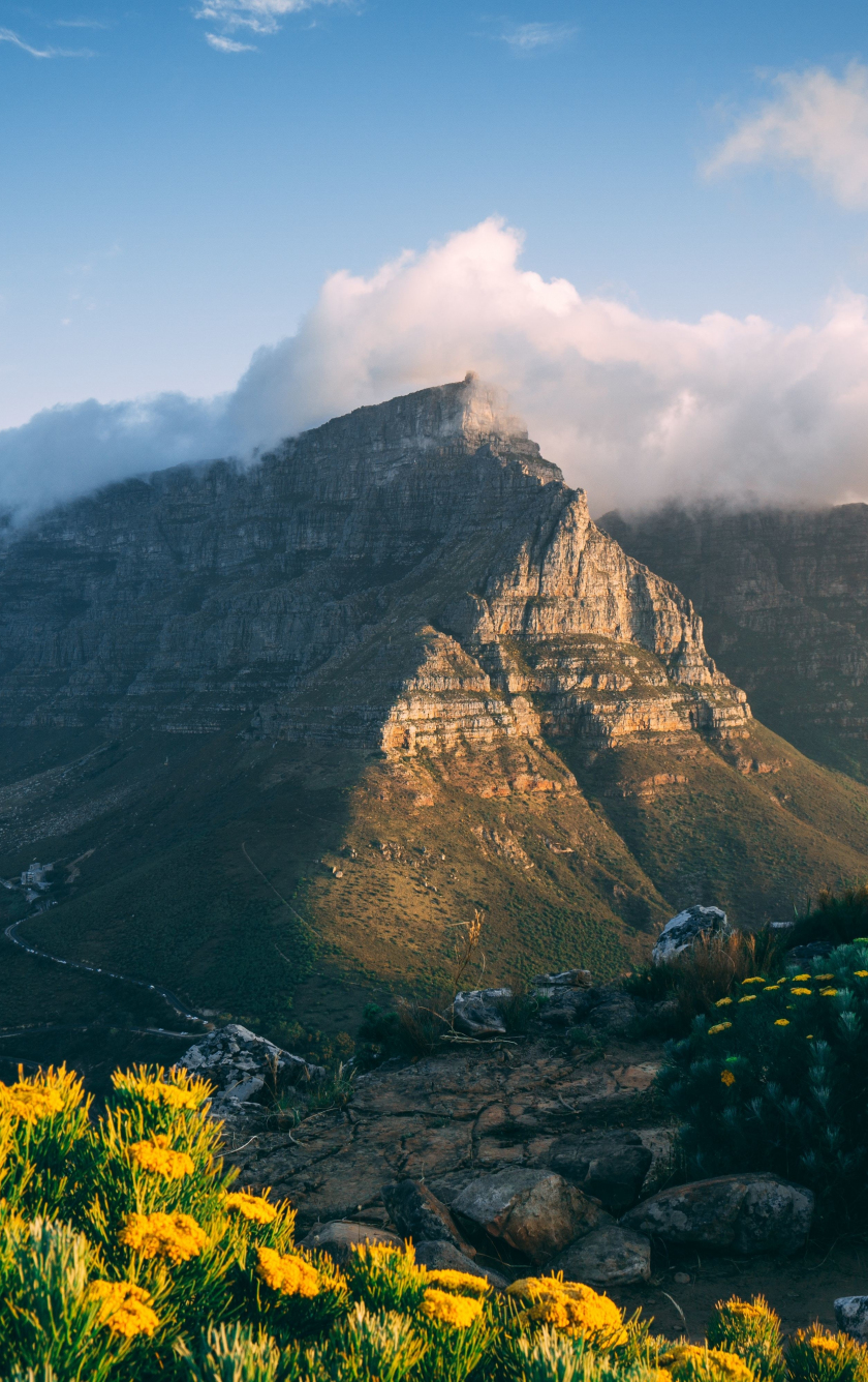 Mountain Touching Clouds Wallpapers