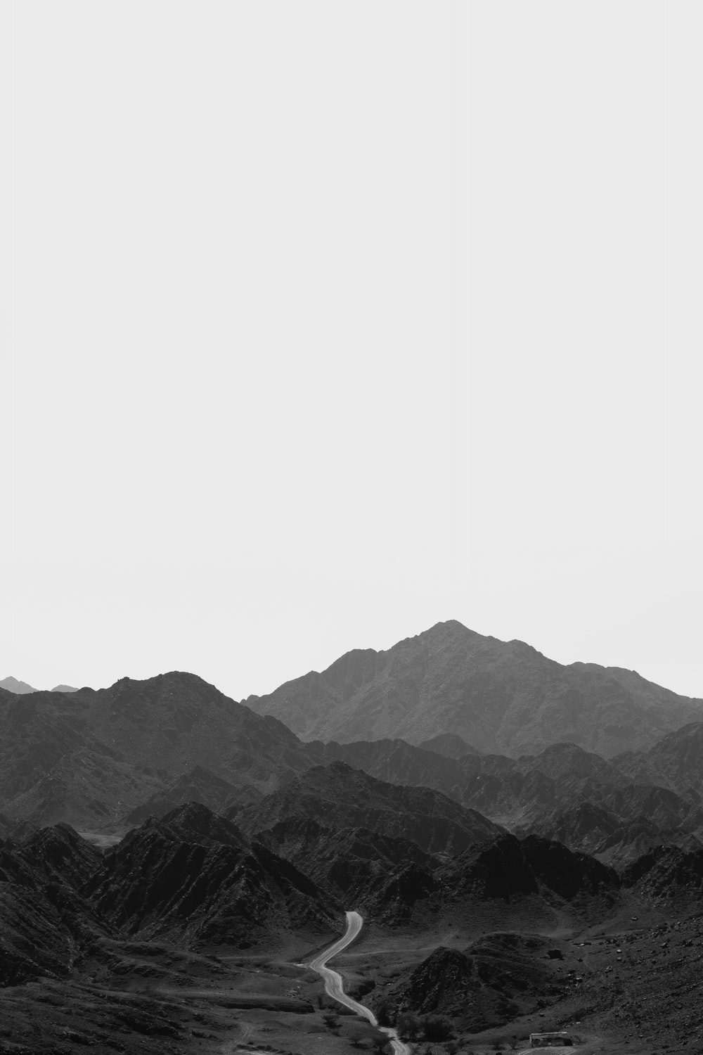 Mountains Black And White Wallpapers