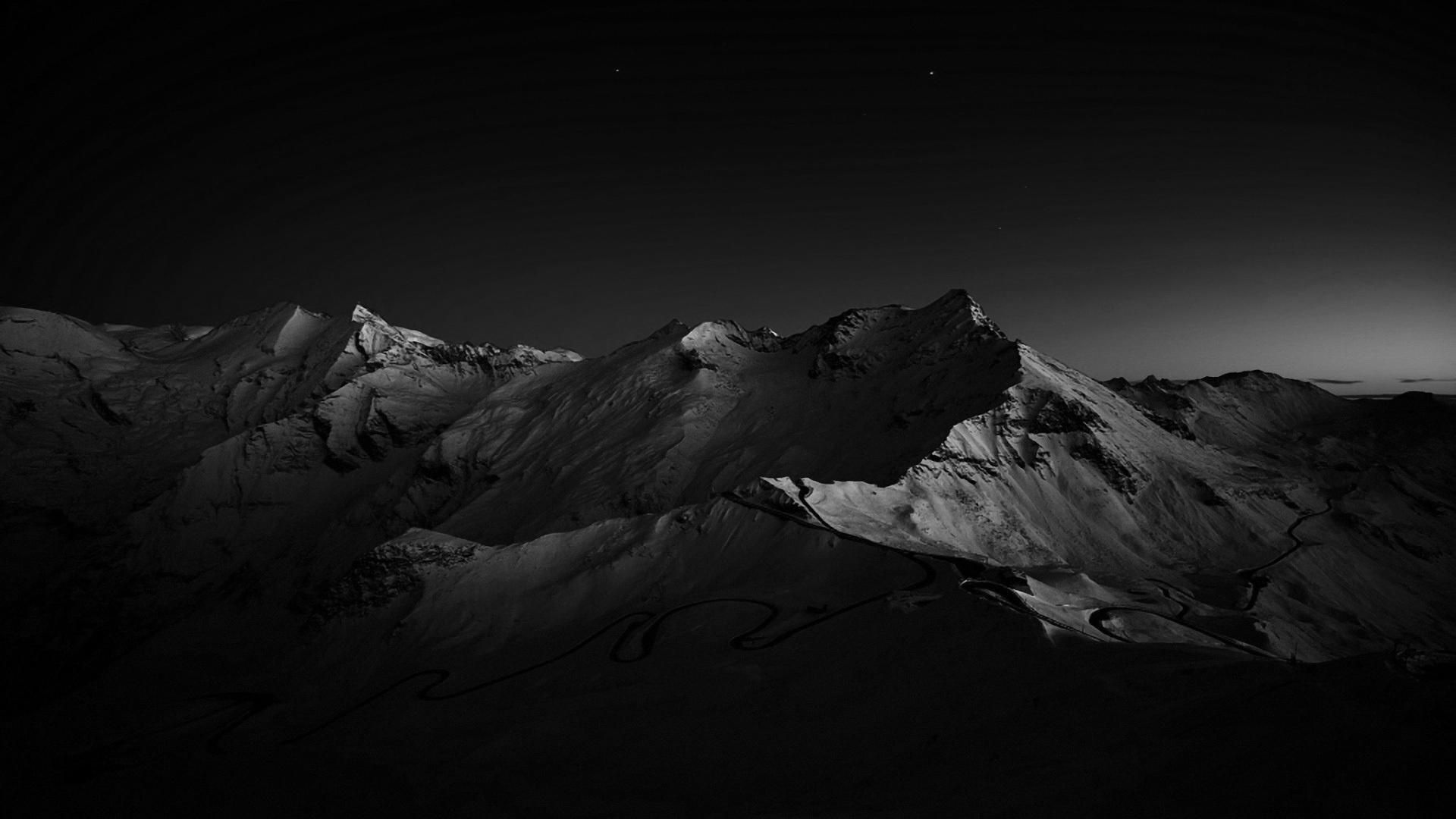 Mountains Black And White Wallpapers