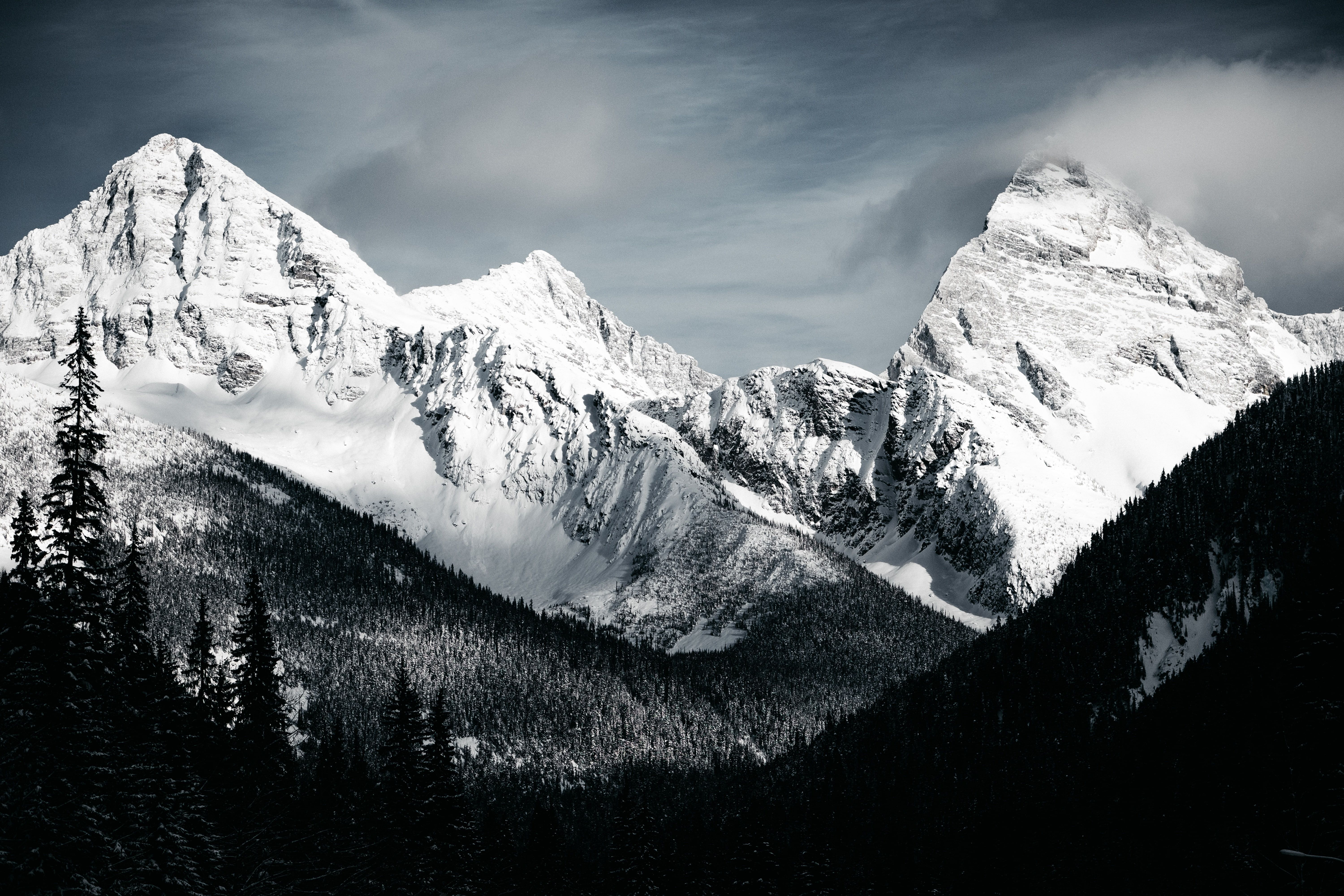 Mountains Black And White Wallpapers