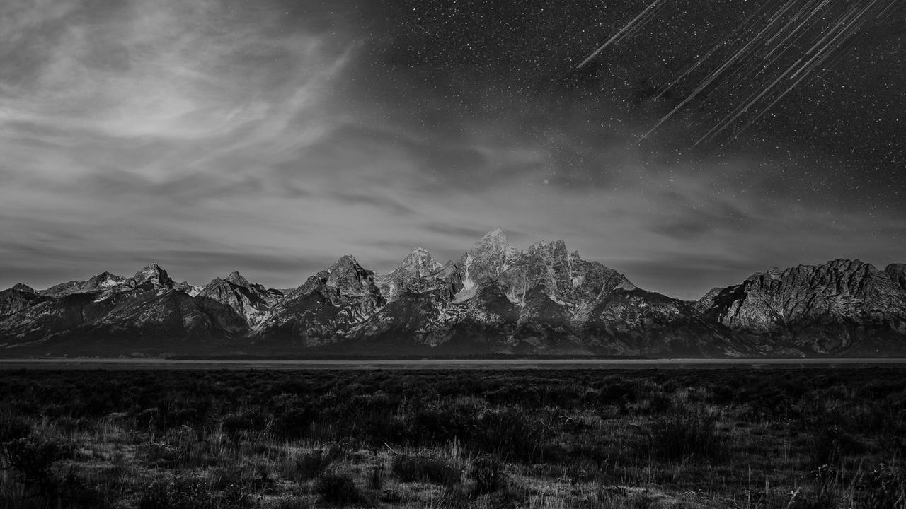 Mountains Black And White Wallpapers