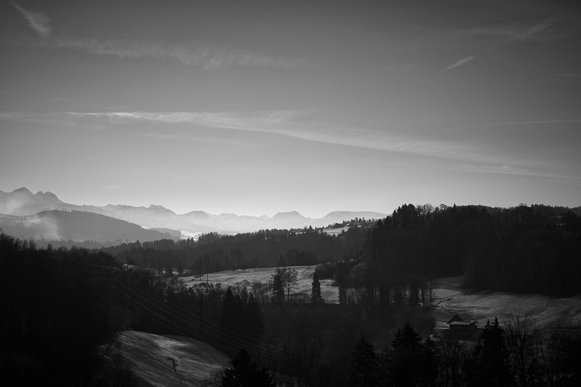 Mountains Black And White Wallpapers