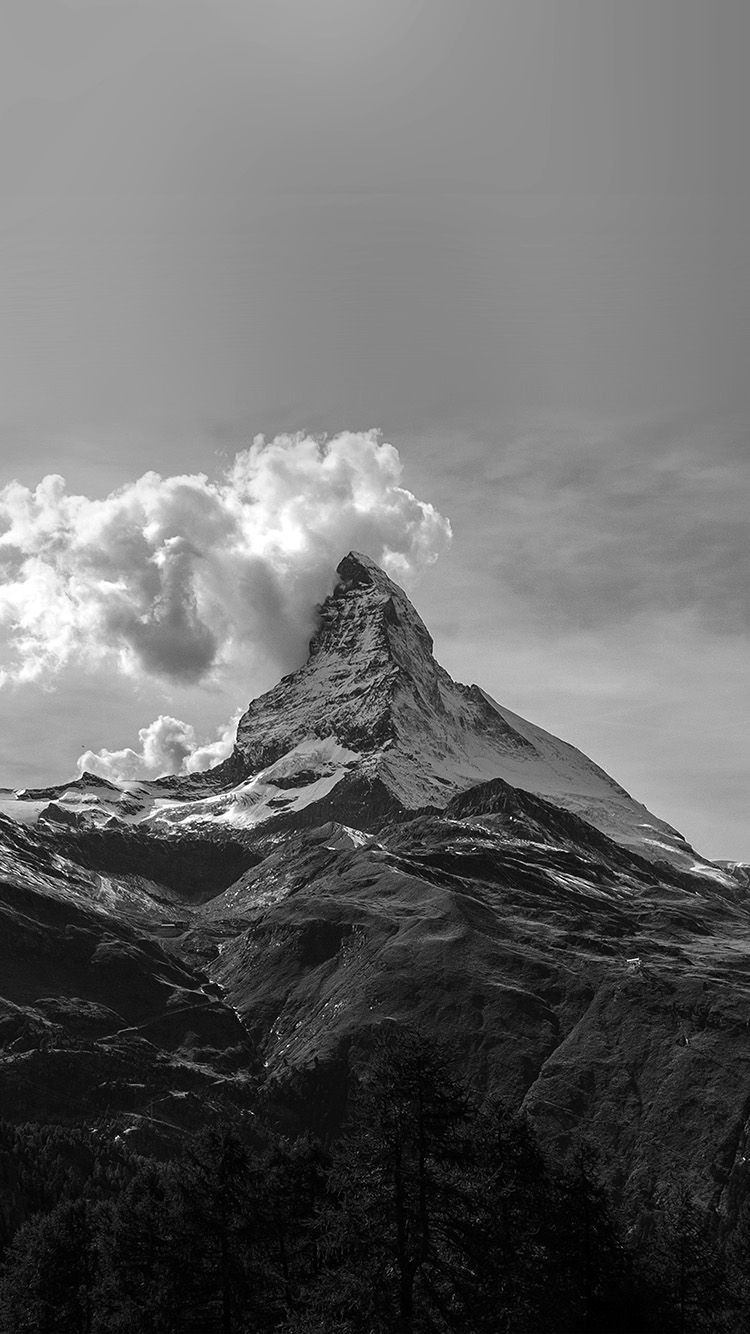 Mountains Black And White Wallpapers