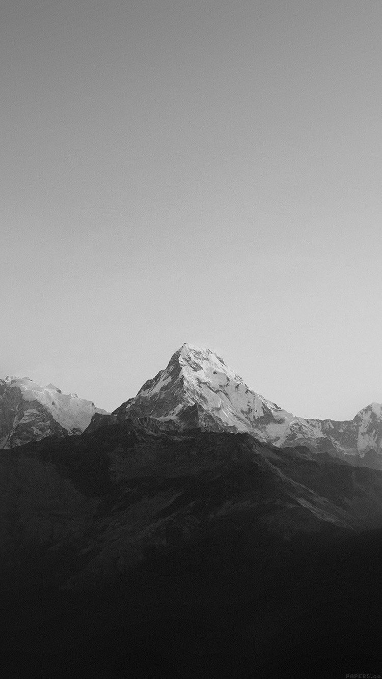 Mountains Black And White Wallpapers