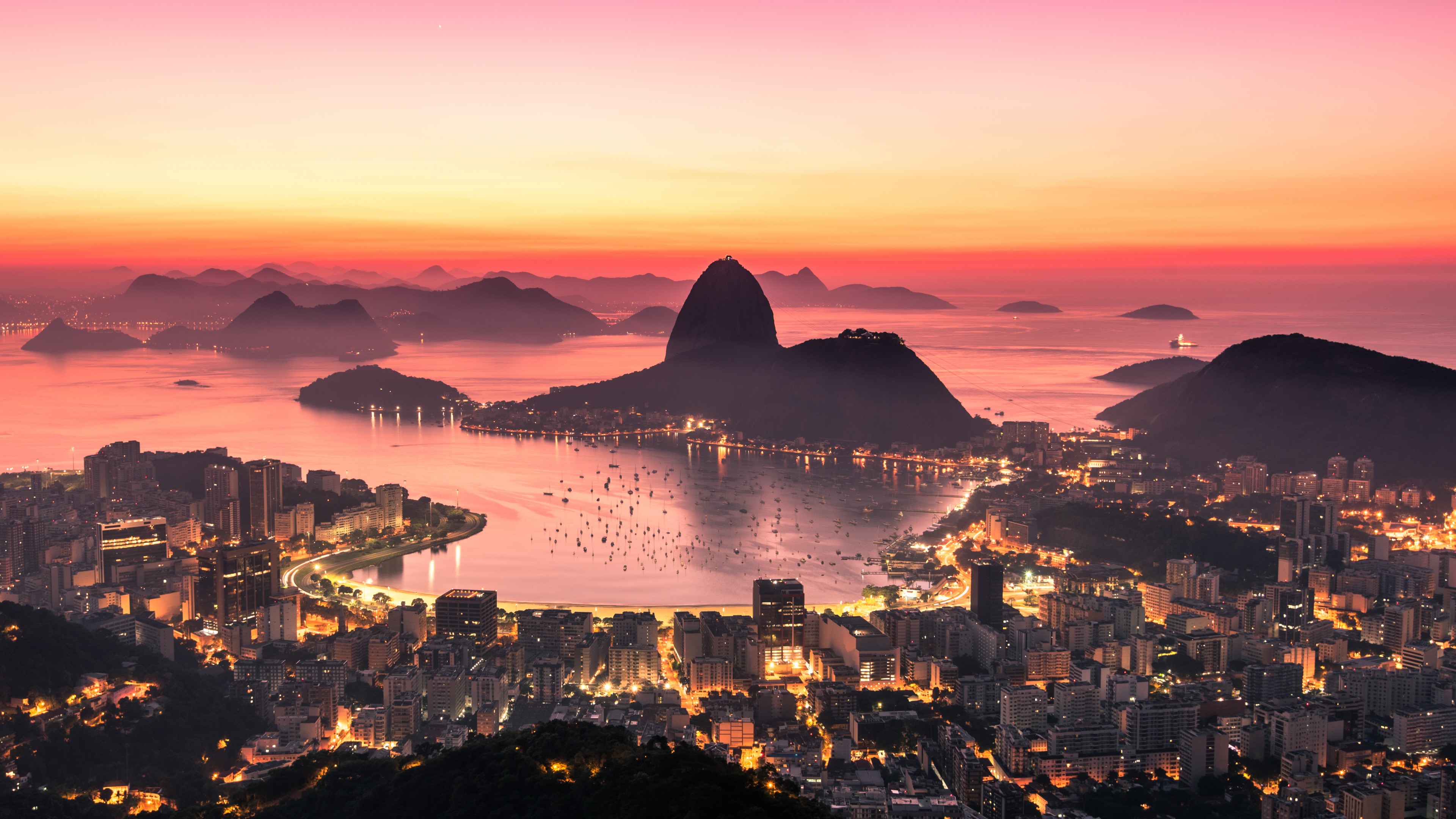 Mountains In Brazil Sunrise Wallpapers