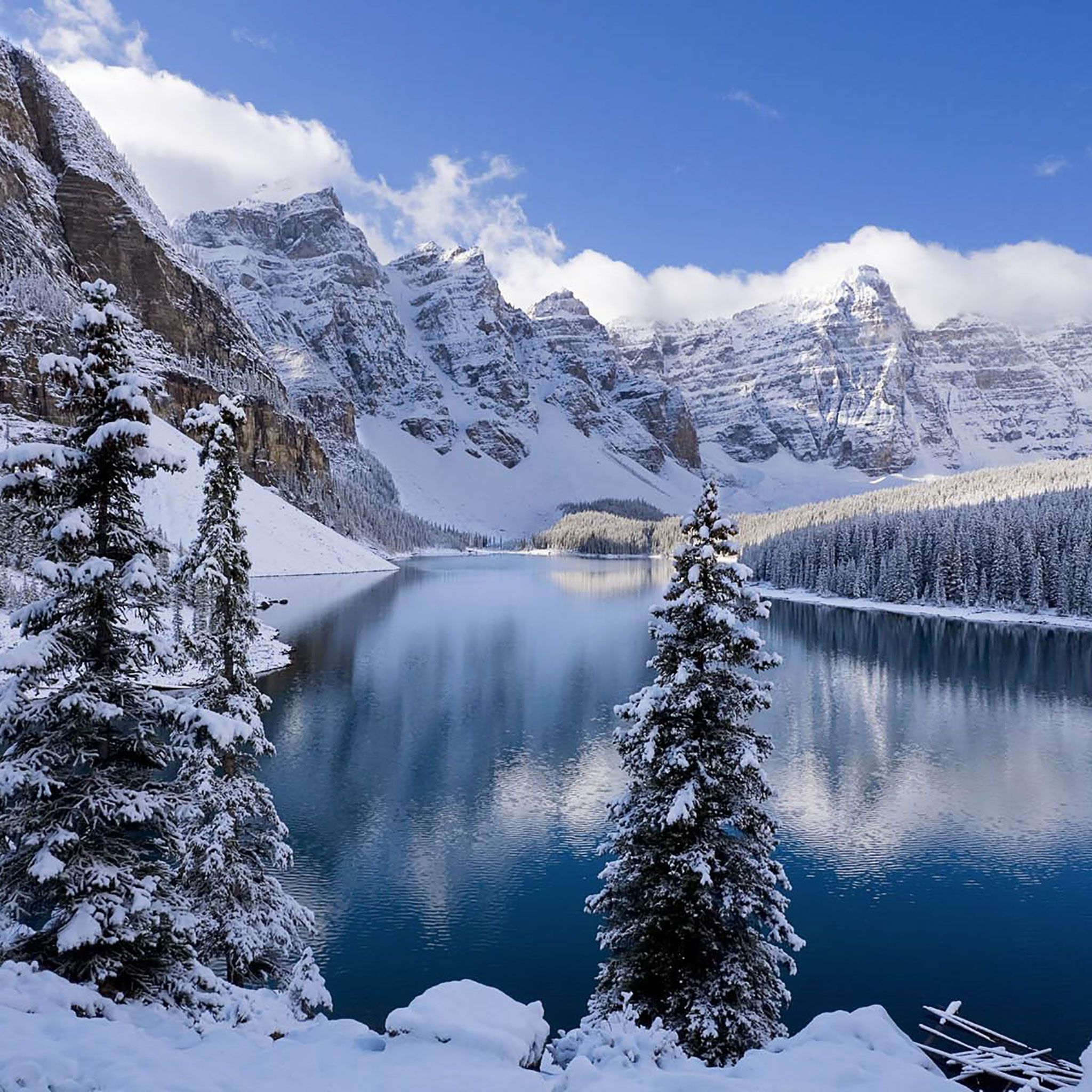 Mountains In Winter Wallpapers