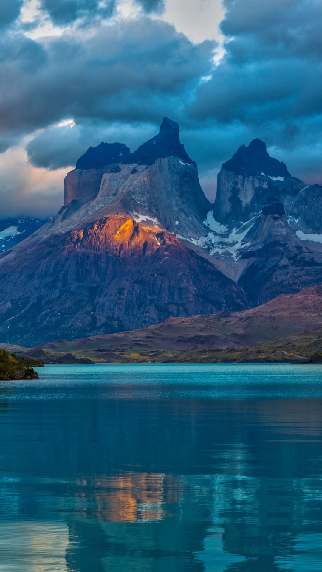 Mountains Lake Clouds Wallpapers