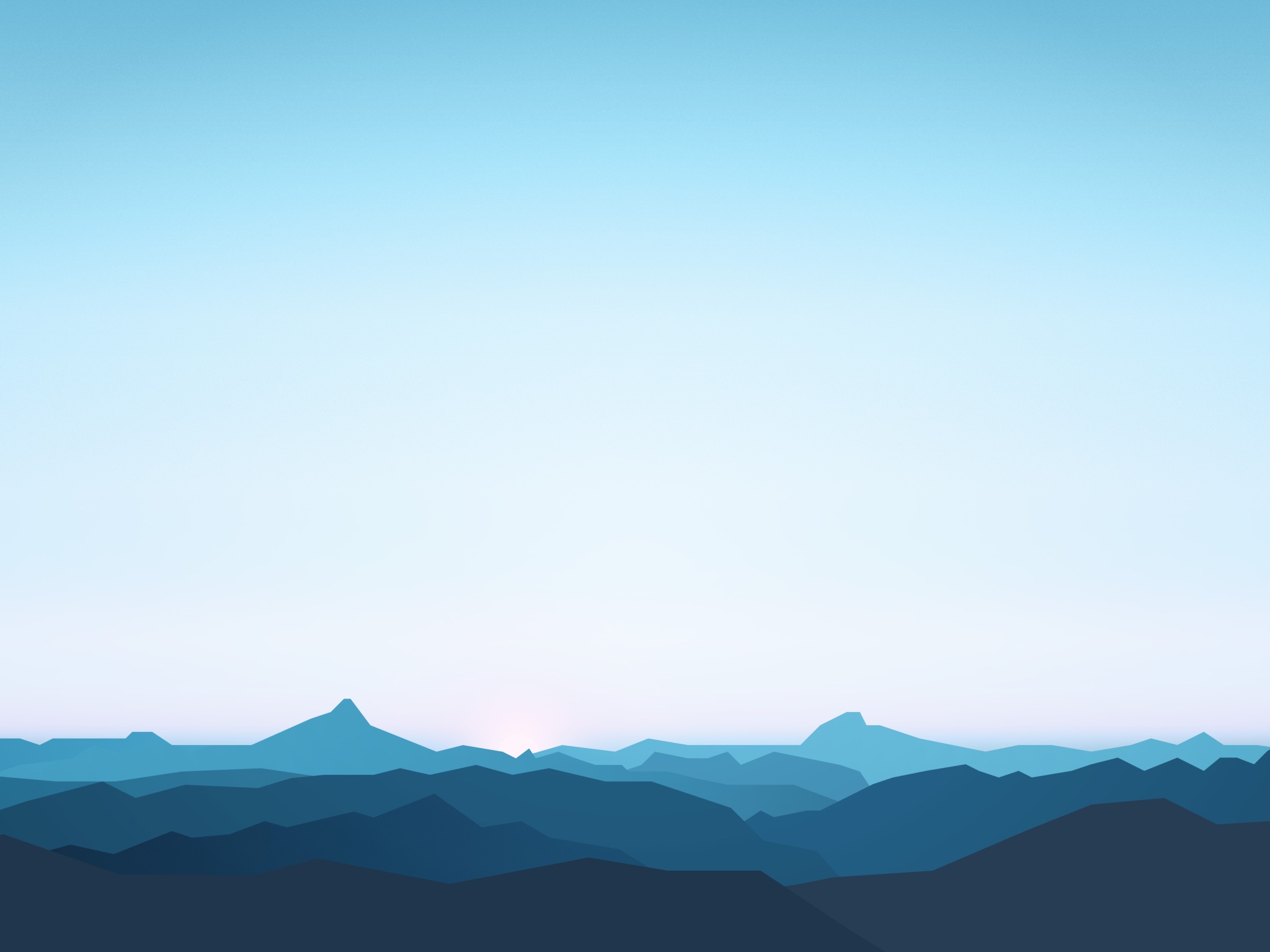 Mountains Minimalism Wallpapers