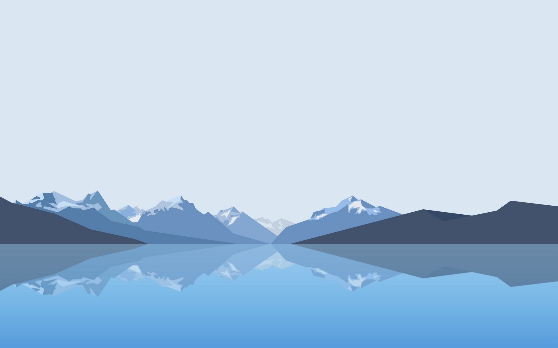 Mountains Minimalism Wallpapers