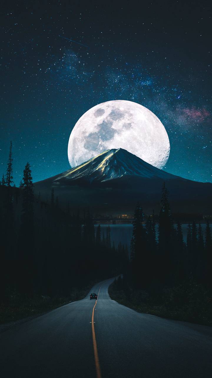 Mountains Moon Wallpapers