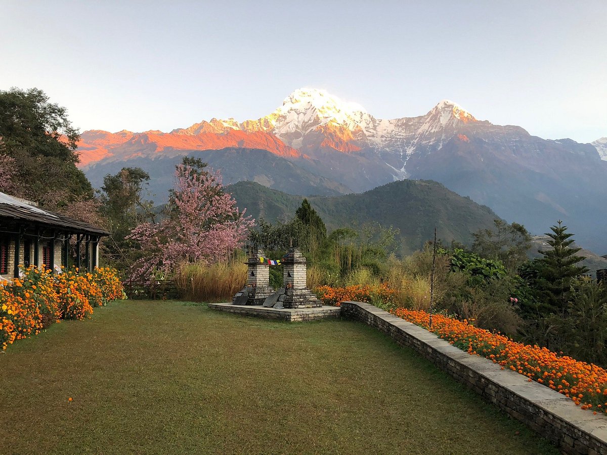 Mountains Night View In Ghandruk Nepal Wallpapers