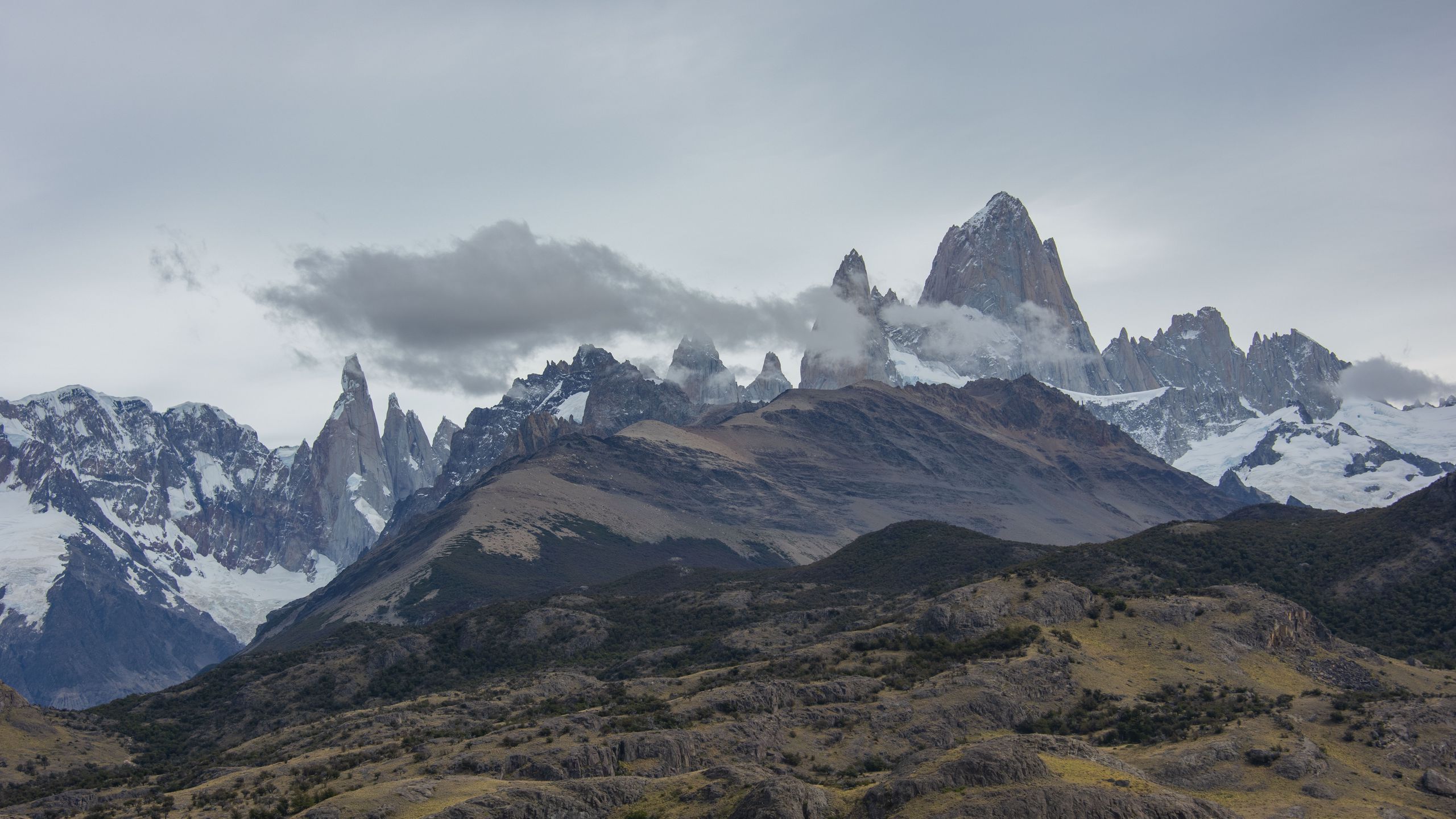 Mountains Peaks Clouds Wallpapers