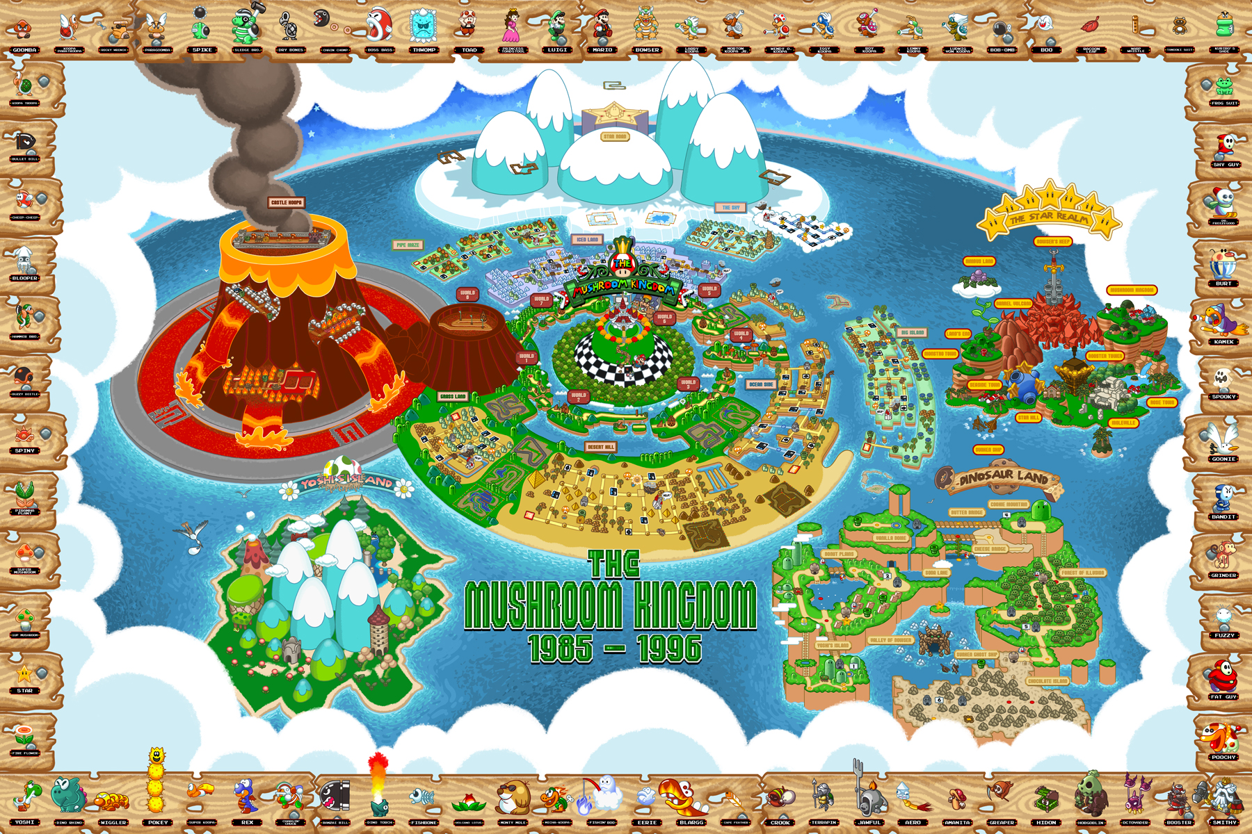 Mouse Mushroom Kingdom Wallpapers