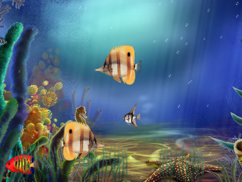 Moving Fish Background