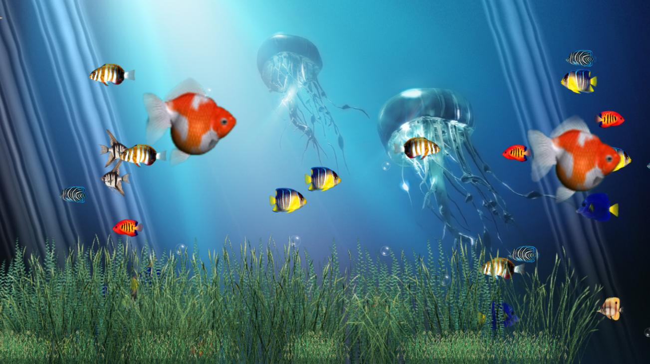 Moving Fish Background