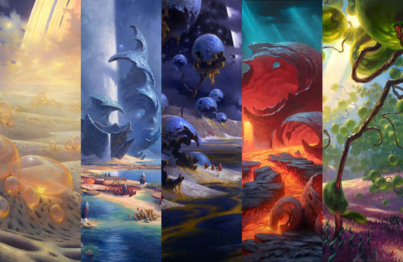 Mtg Land Art Wallpapers