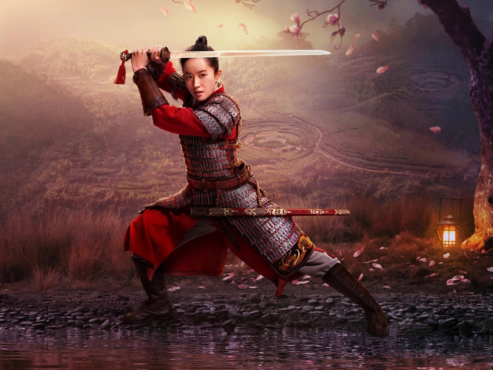 Mulan As Warrior Poster Wallpapers