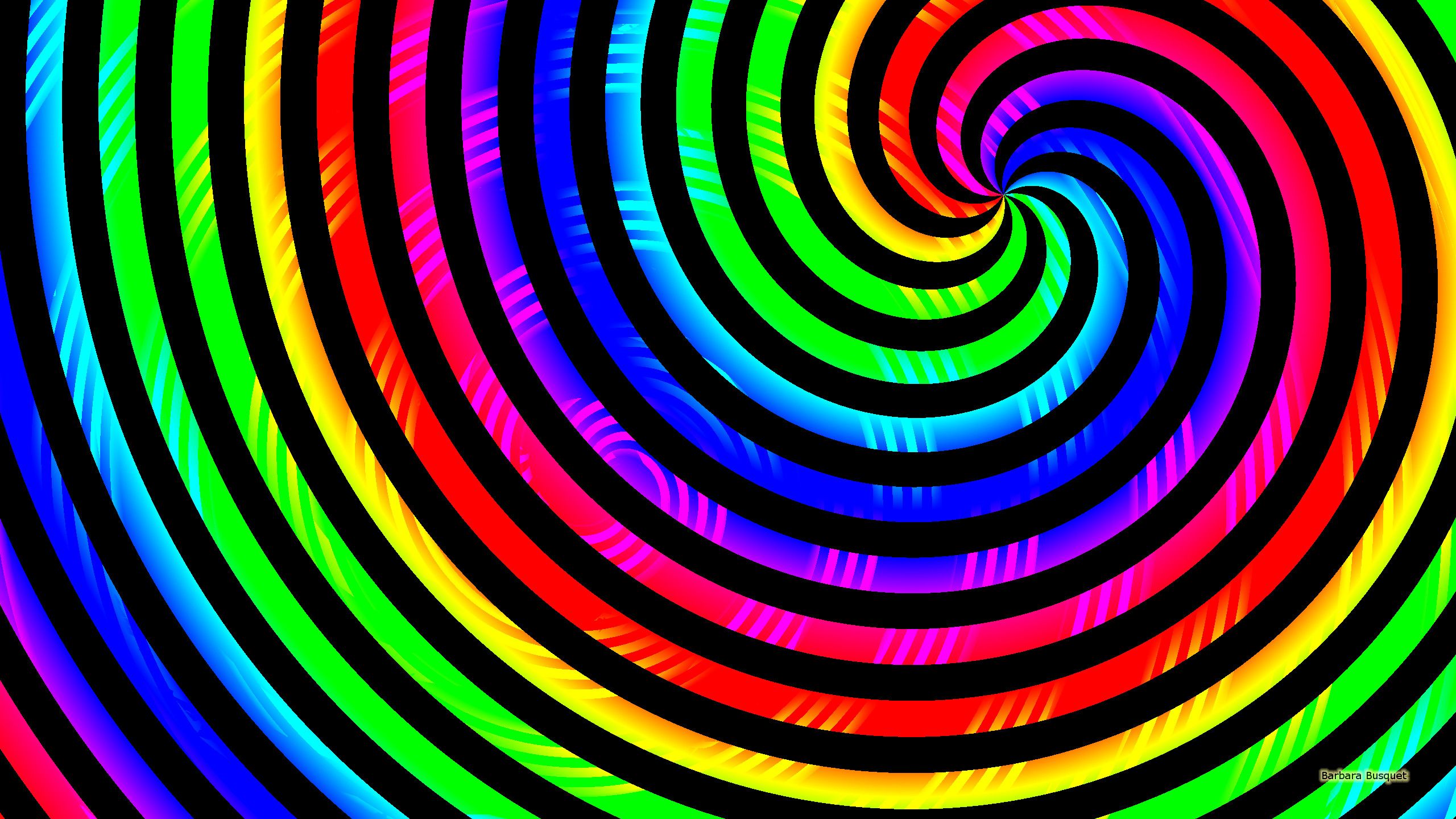 Multi Color Spiral Wallpapers