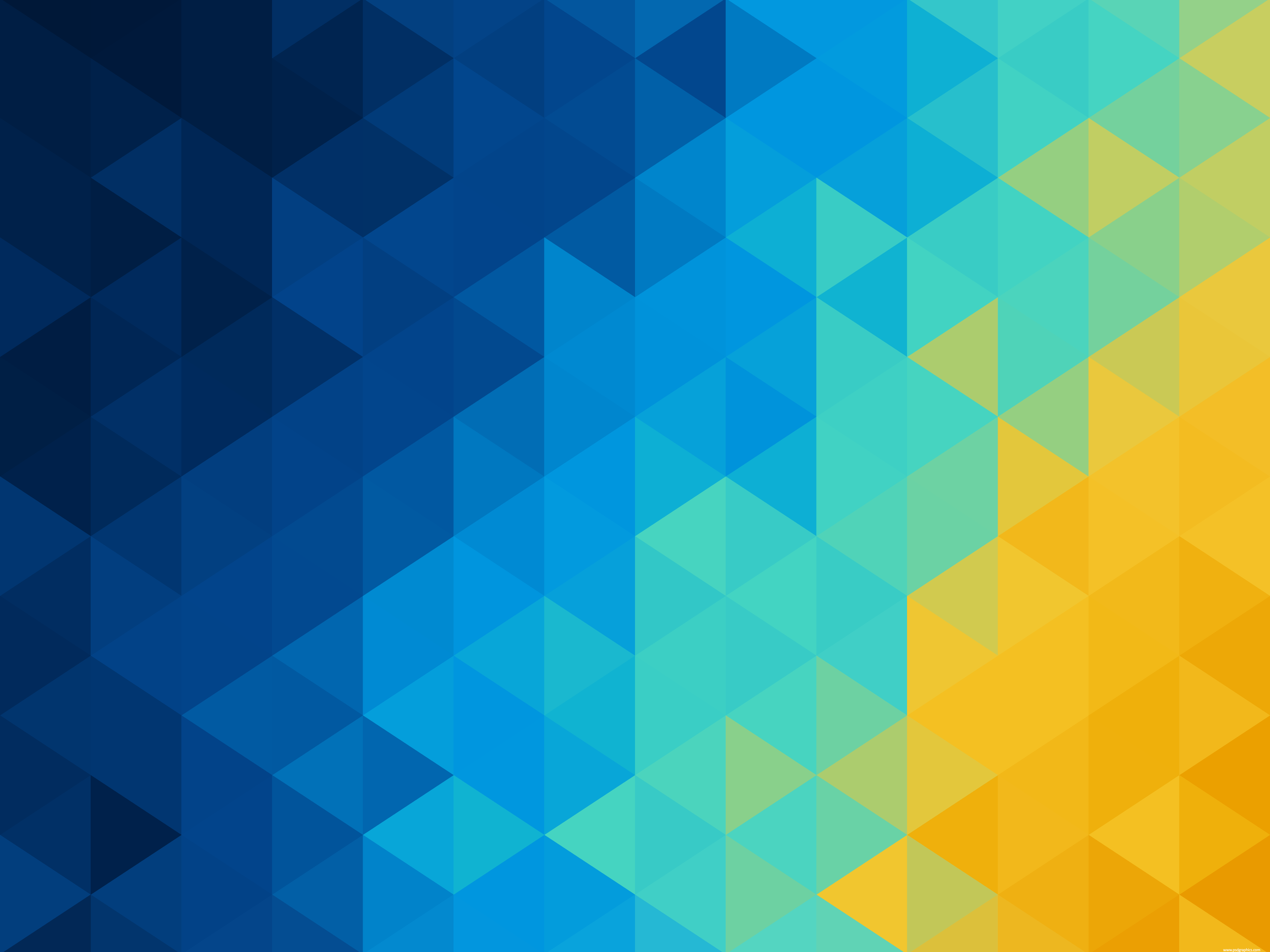 Multiple Geometry Blue Shapes Wallpapers