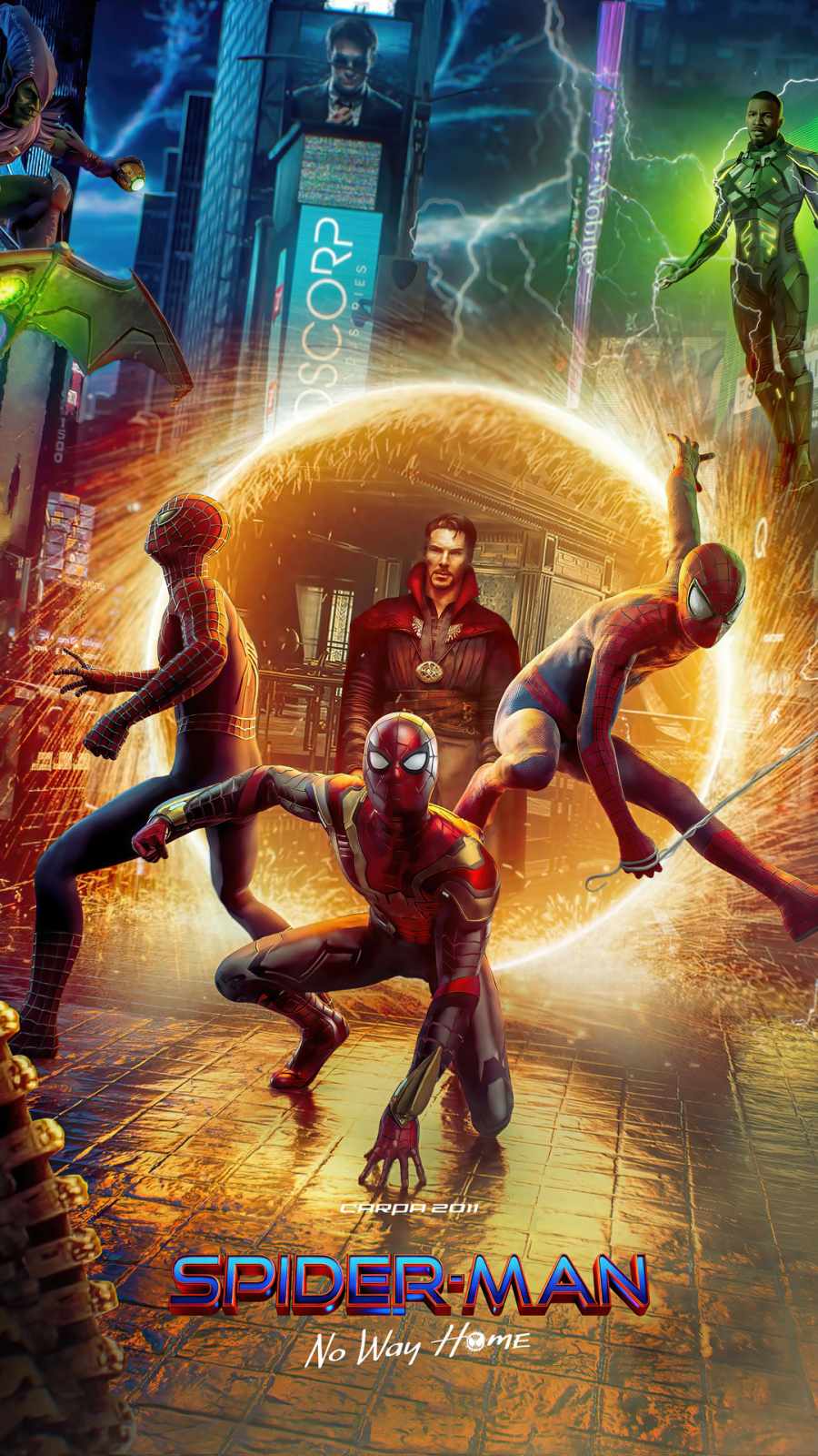 Multiple Spider-Man No Way Home Wallpapers