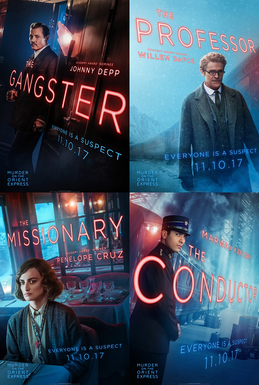 Murder On The Orient Express Poster Wallpapers