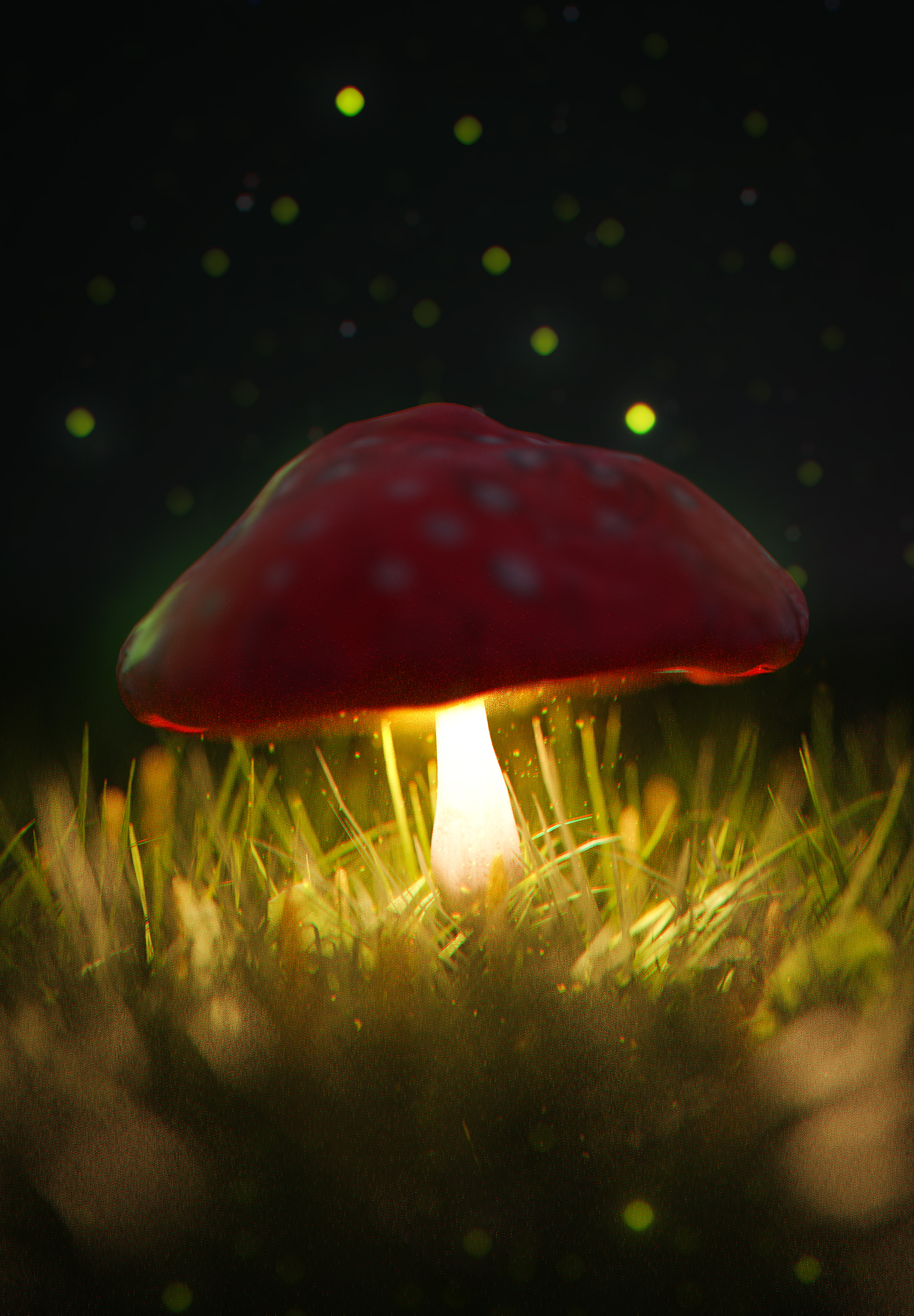 Mushroom Background