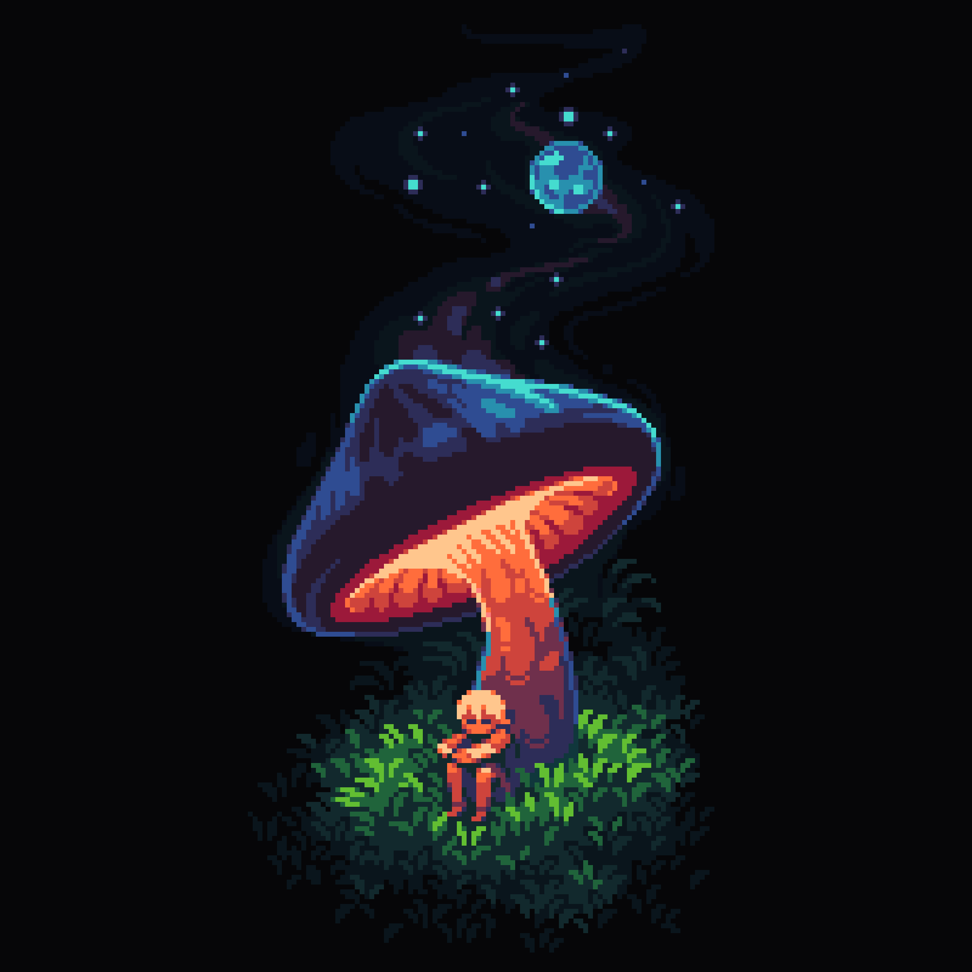 Mushroom Background