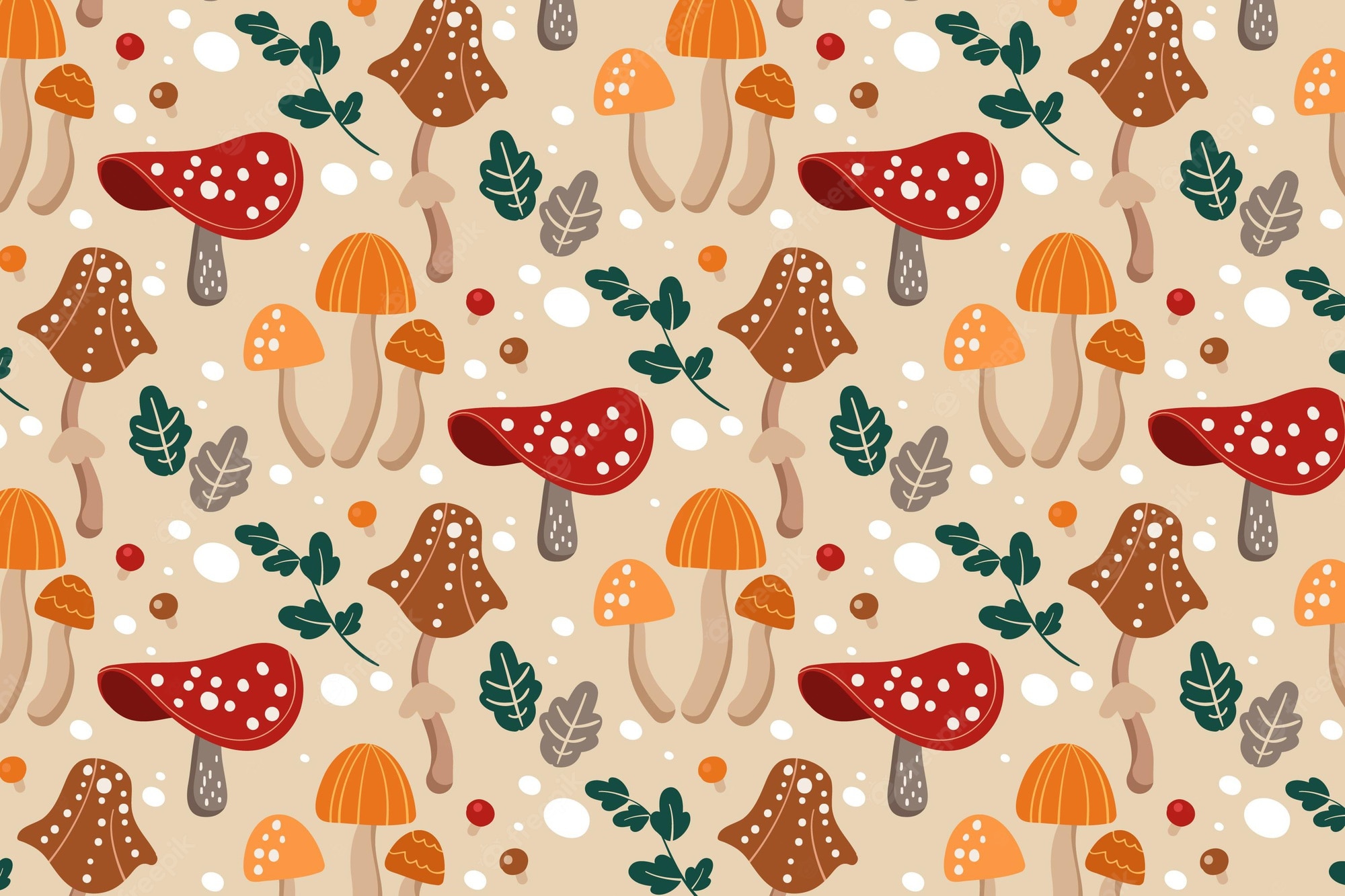 Mushroom Background