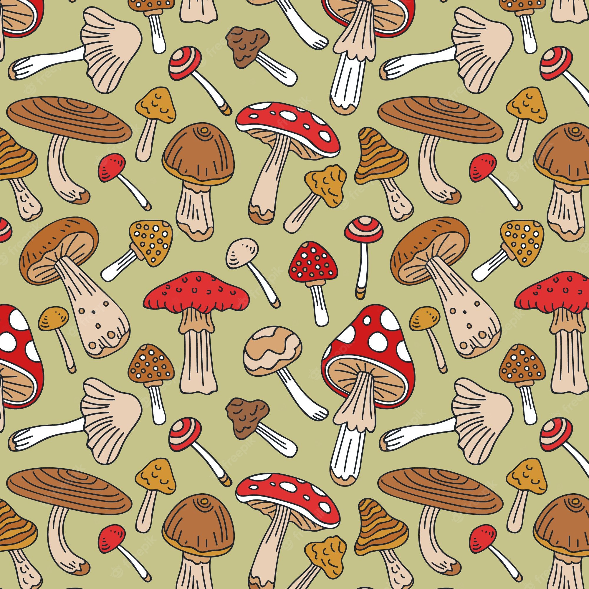 Mushroom Background