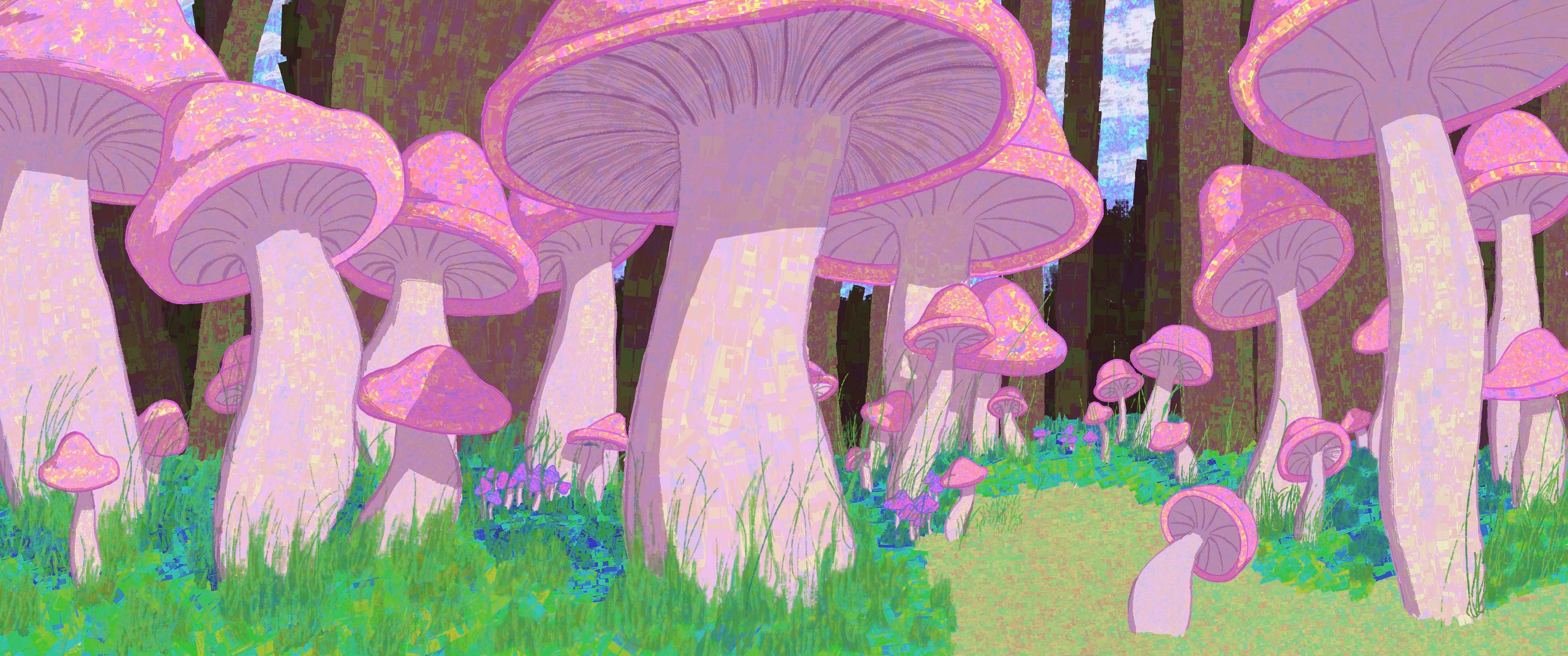 Mushroom Background