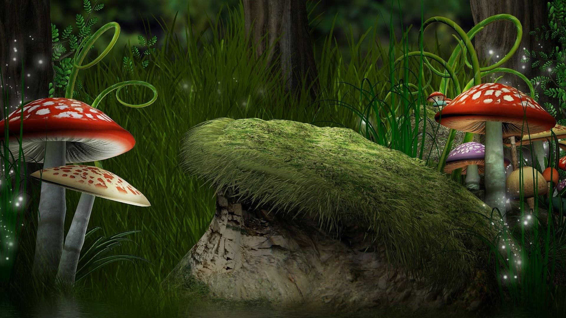 Mushroom Landscape Wallpapers