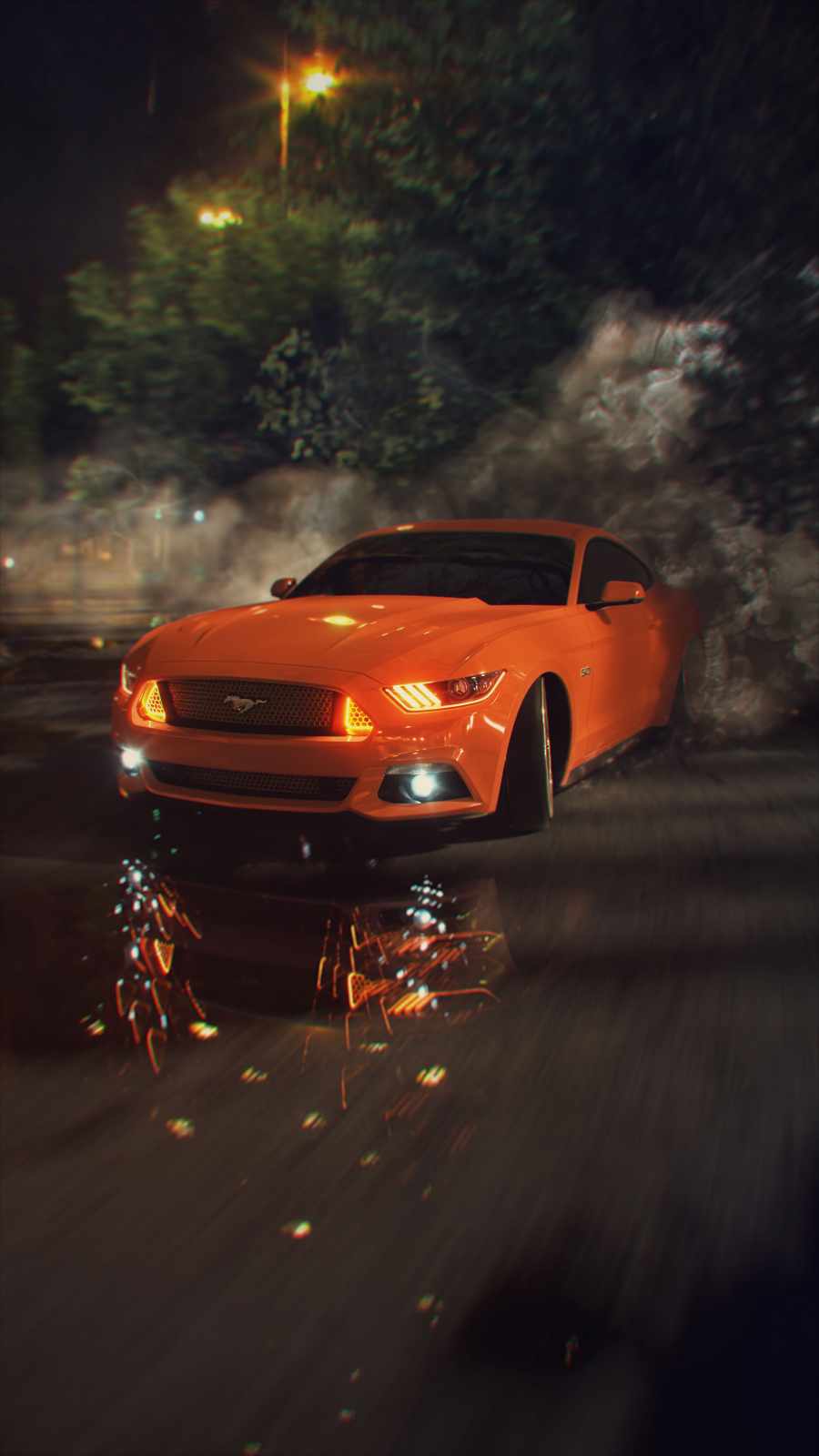 Mustang Burnout Wallpapers