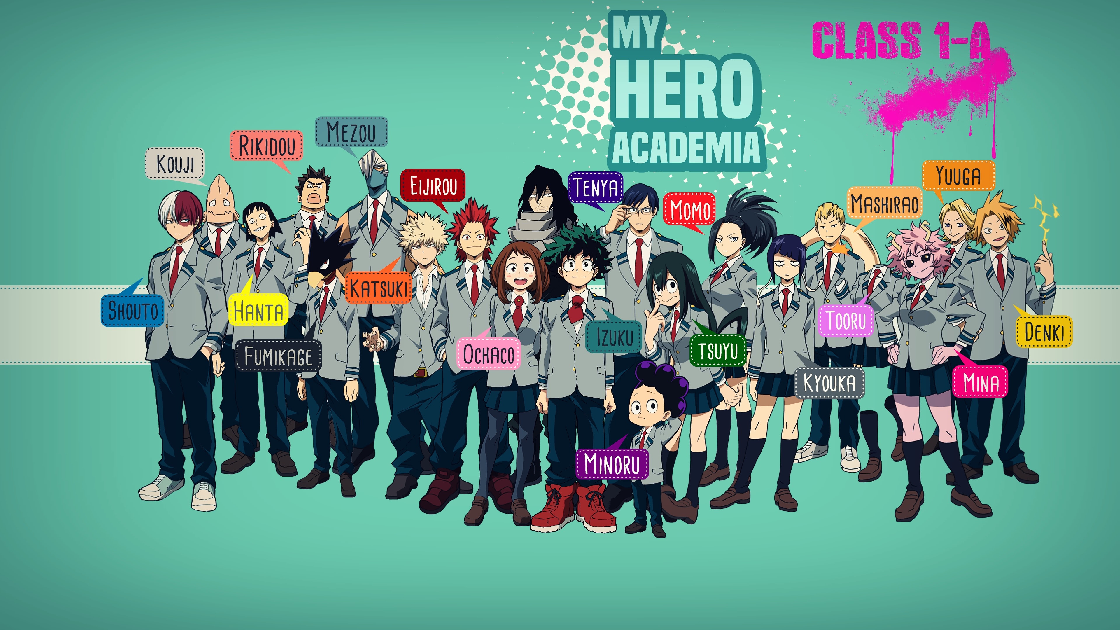 My Hero Academia Class 1A Wallpapers