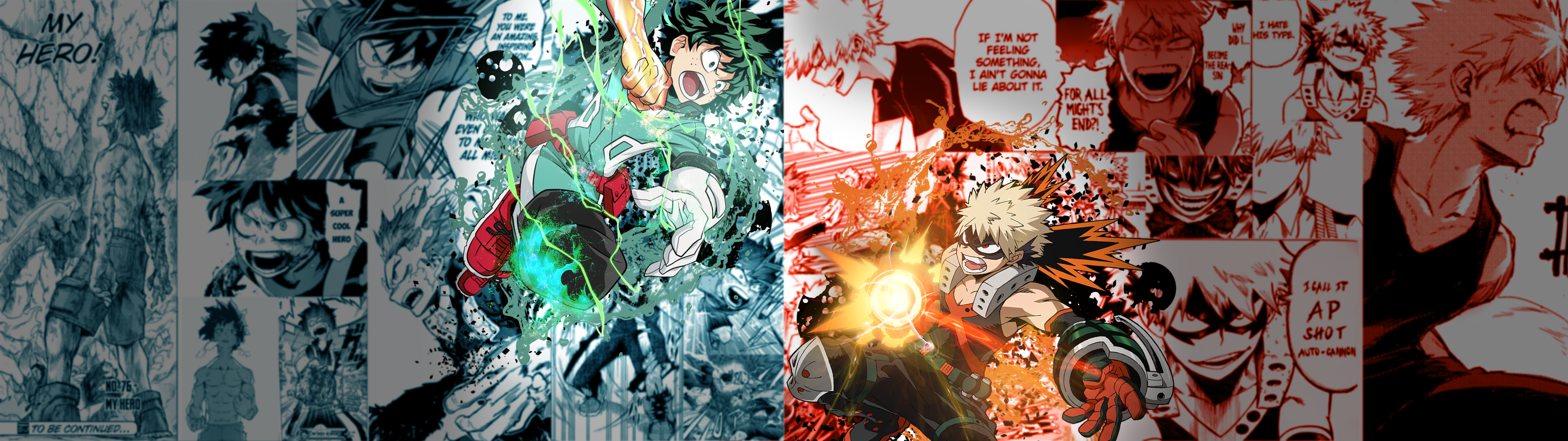 My Hero Academia Dual Monitor Wallpapers