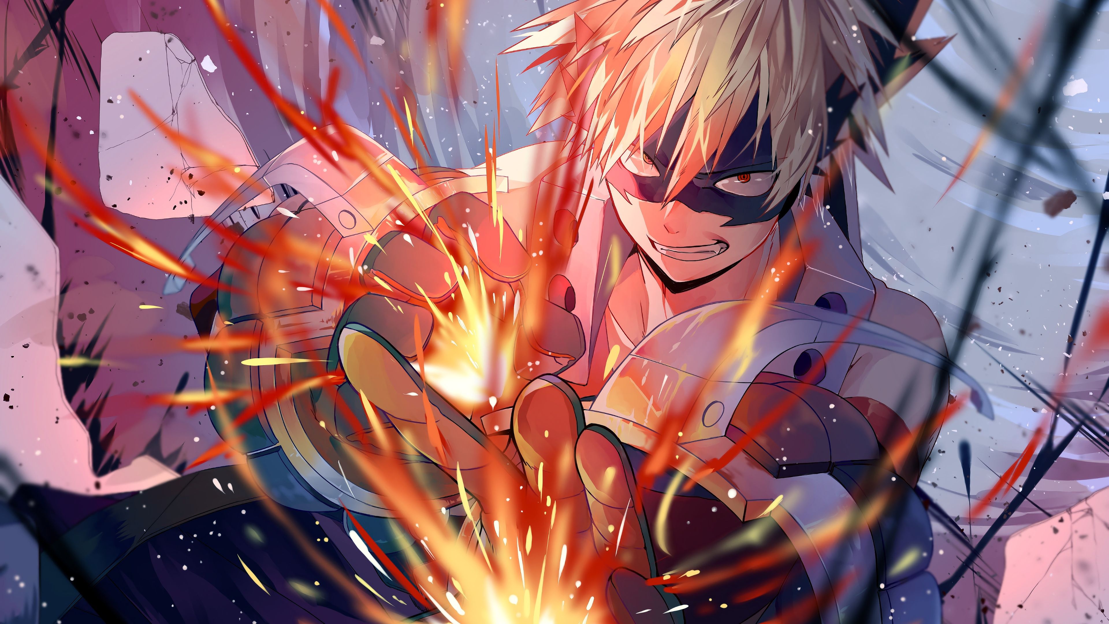 My Hero Academia Katsuki Bakugou Art Wallpapers