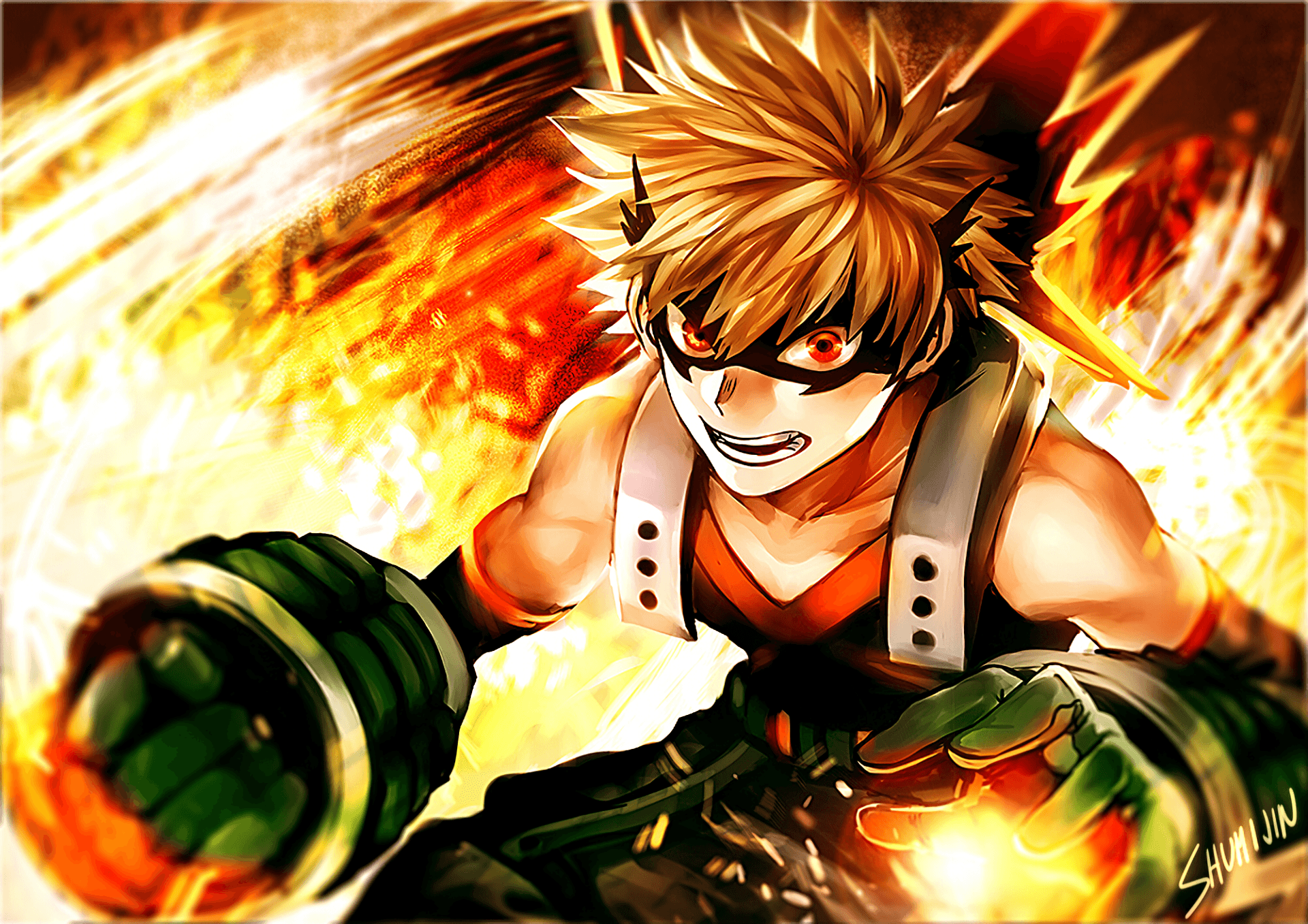 My Hero Academia Katsuki Bakugou Art Wallpapers