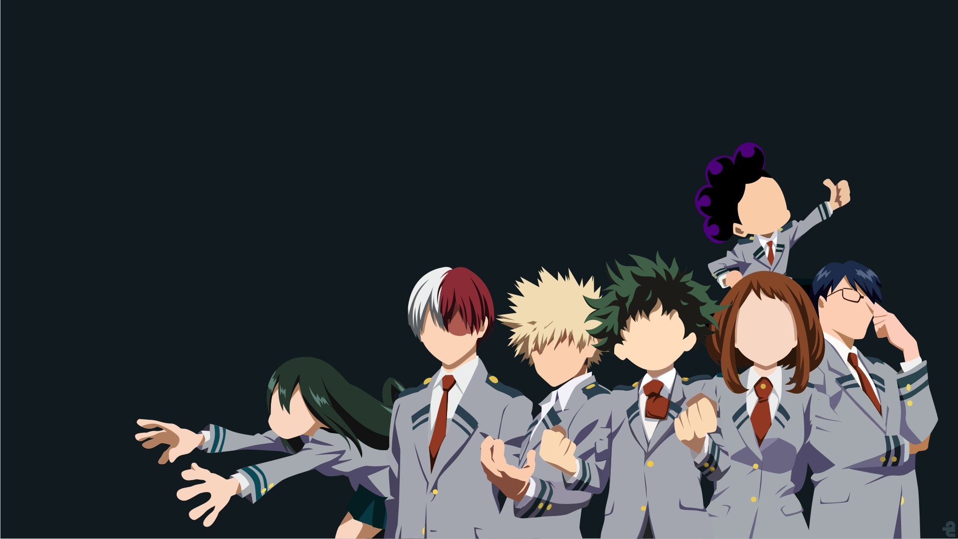 My Hero Academia Minimalist Wallpapers