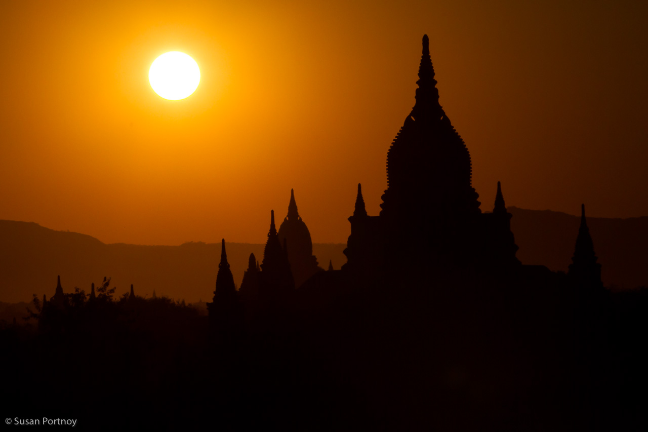 Myanmar Burma Temple Silhouette Wallpapers