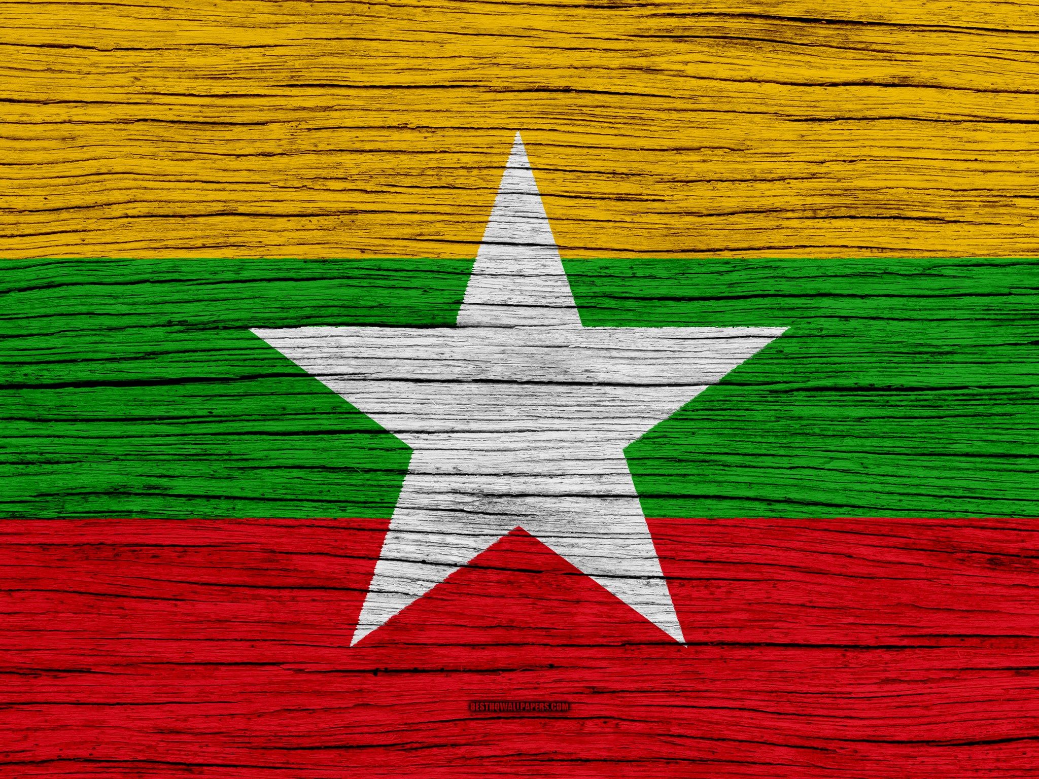 Myanmar Flag Wallpapers