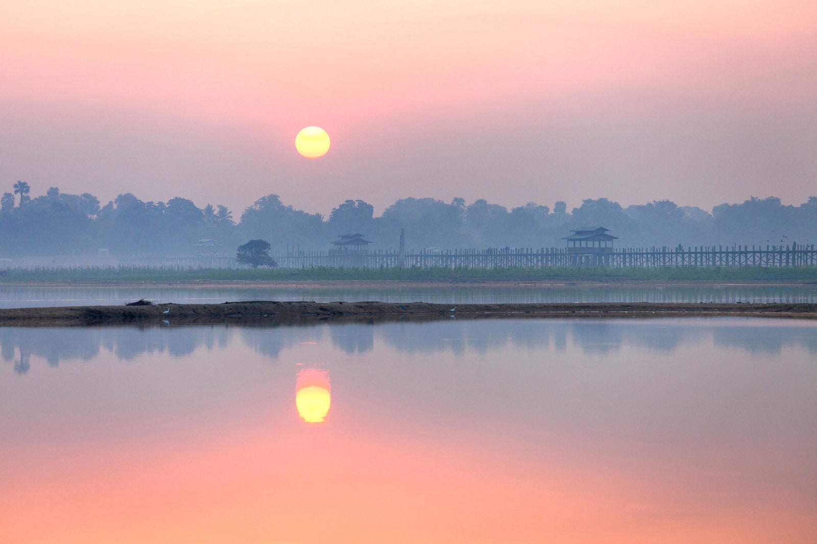 Myanmar Forest 4K Sunset Wallpapers