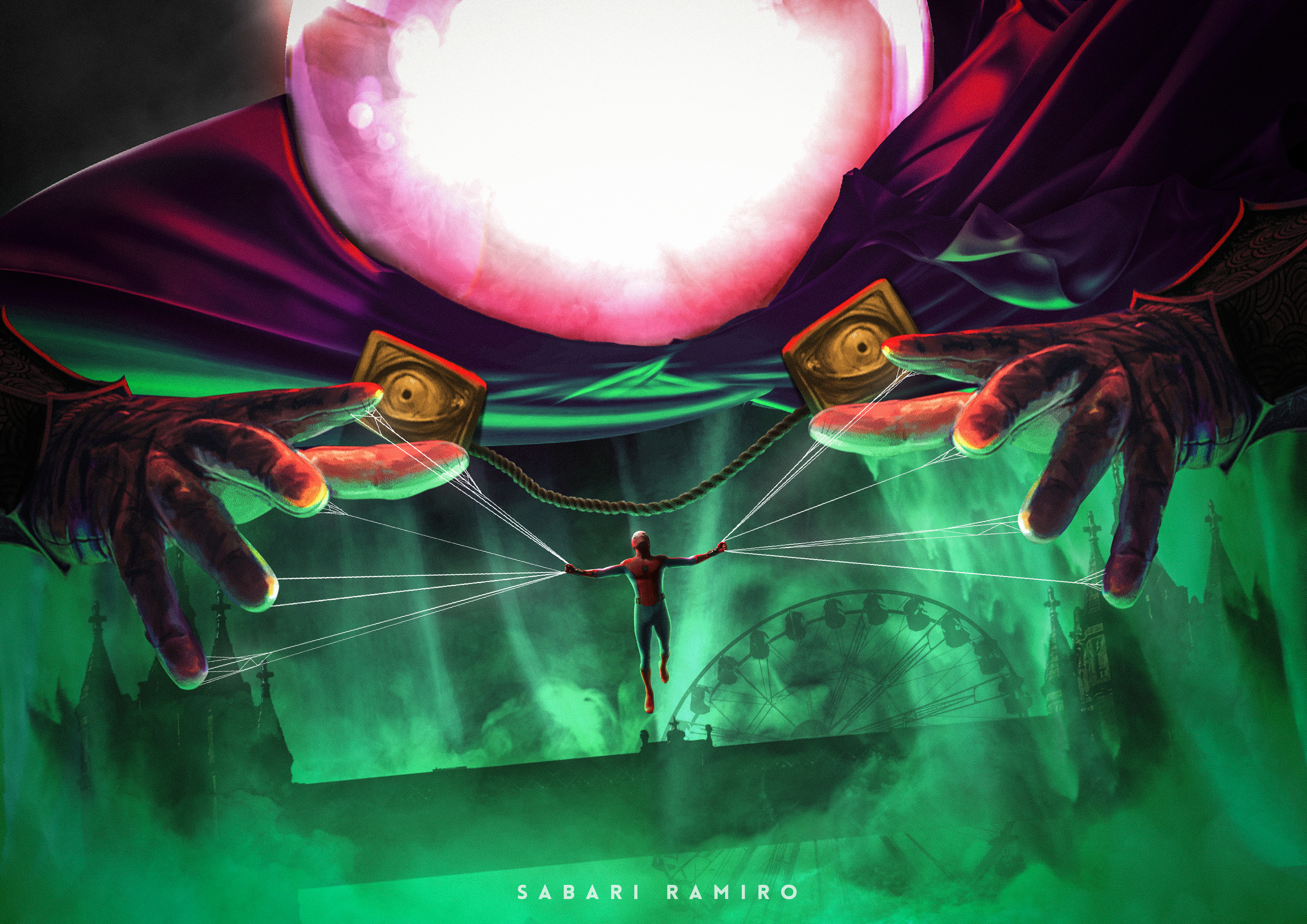 Mysterio In Spider-Man Far From Home Artwork Wallpapers