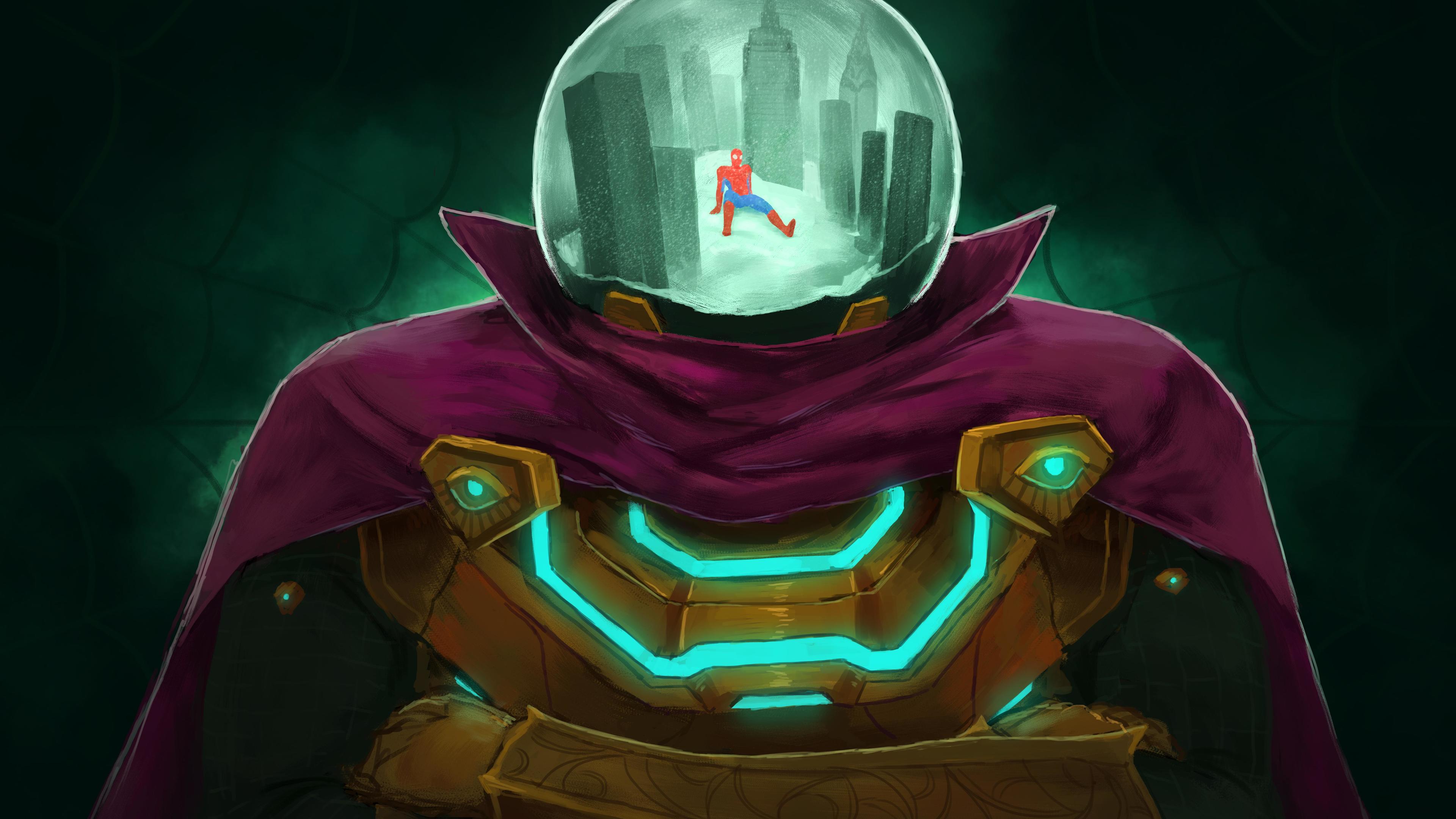 Mysterio In Spider-Man Far From Home Artwork Wallpapers