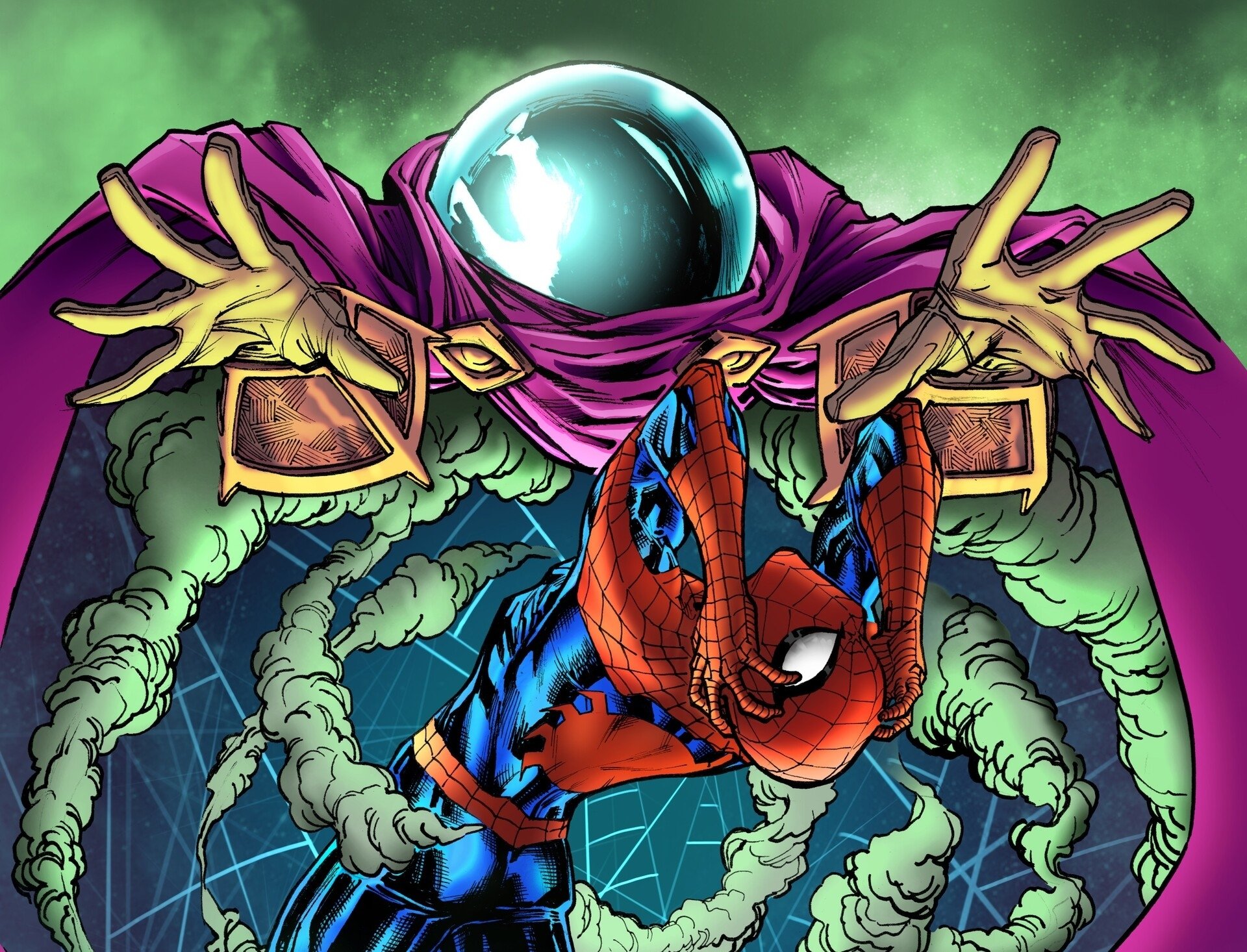 Mysterio In Spider-Man Far From Home Artwork Wallpapers