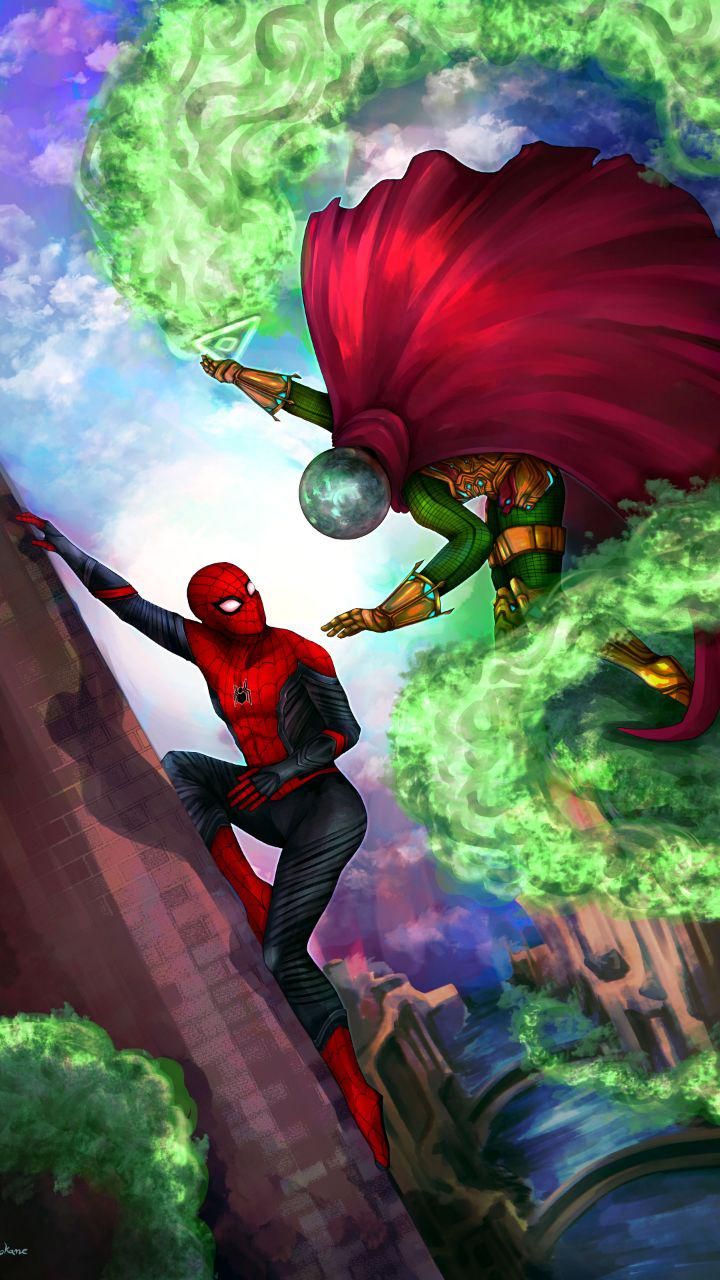 Mysterio Vs Elementals Wallpapers