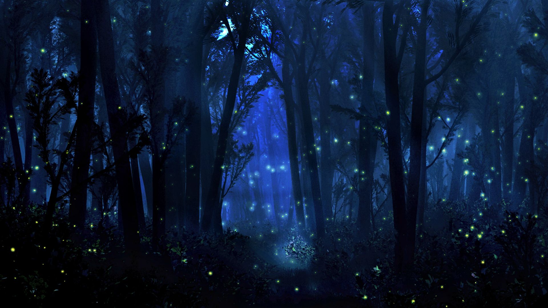 Mystical Forest Background